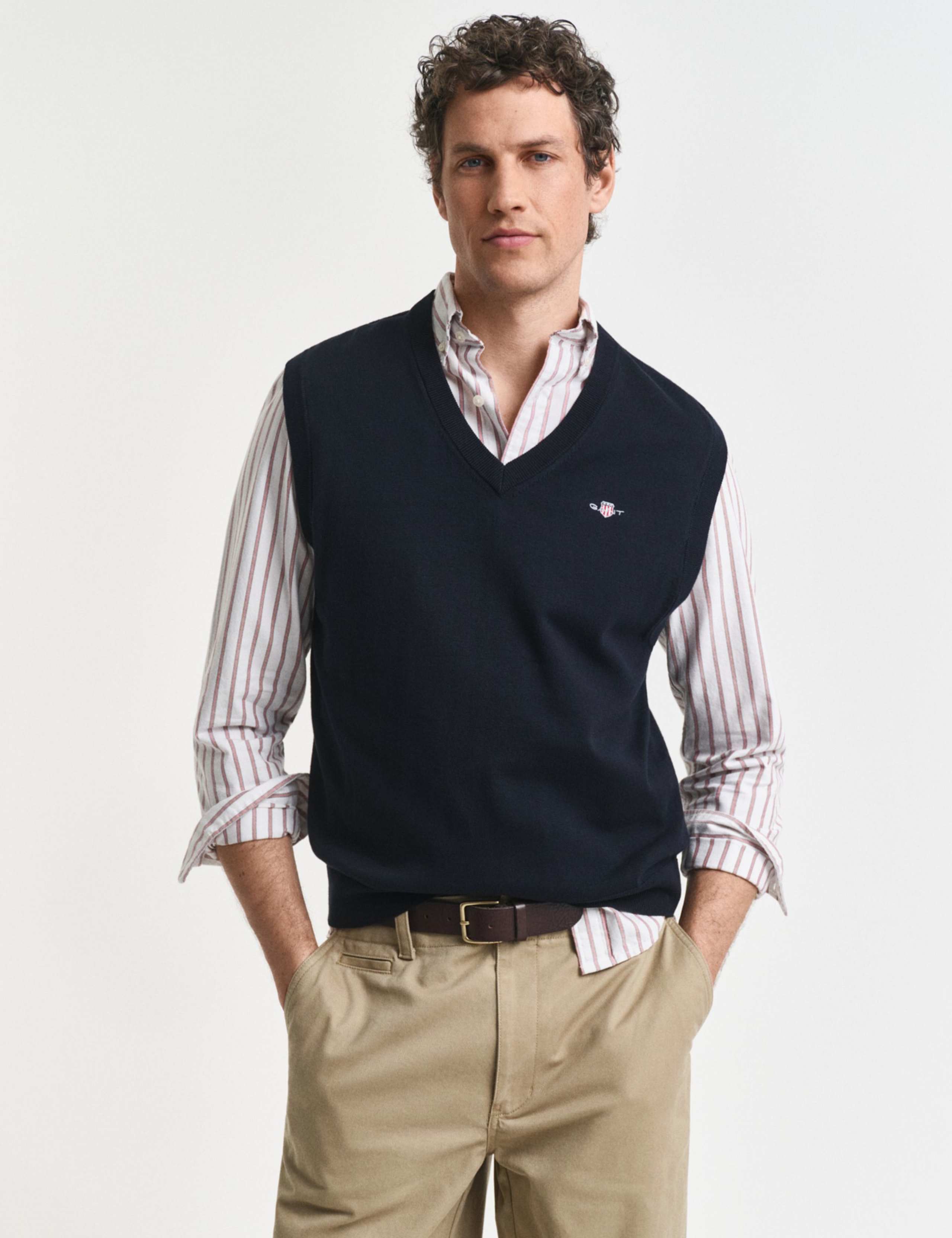 Pure Cotton Knitted Vest