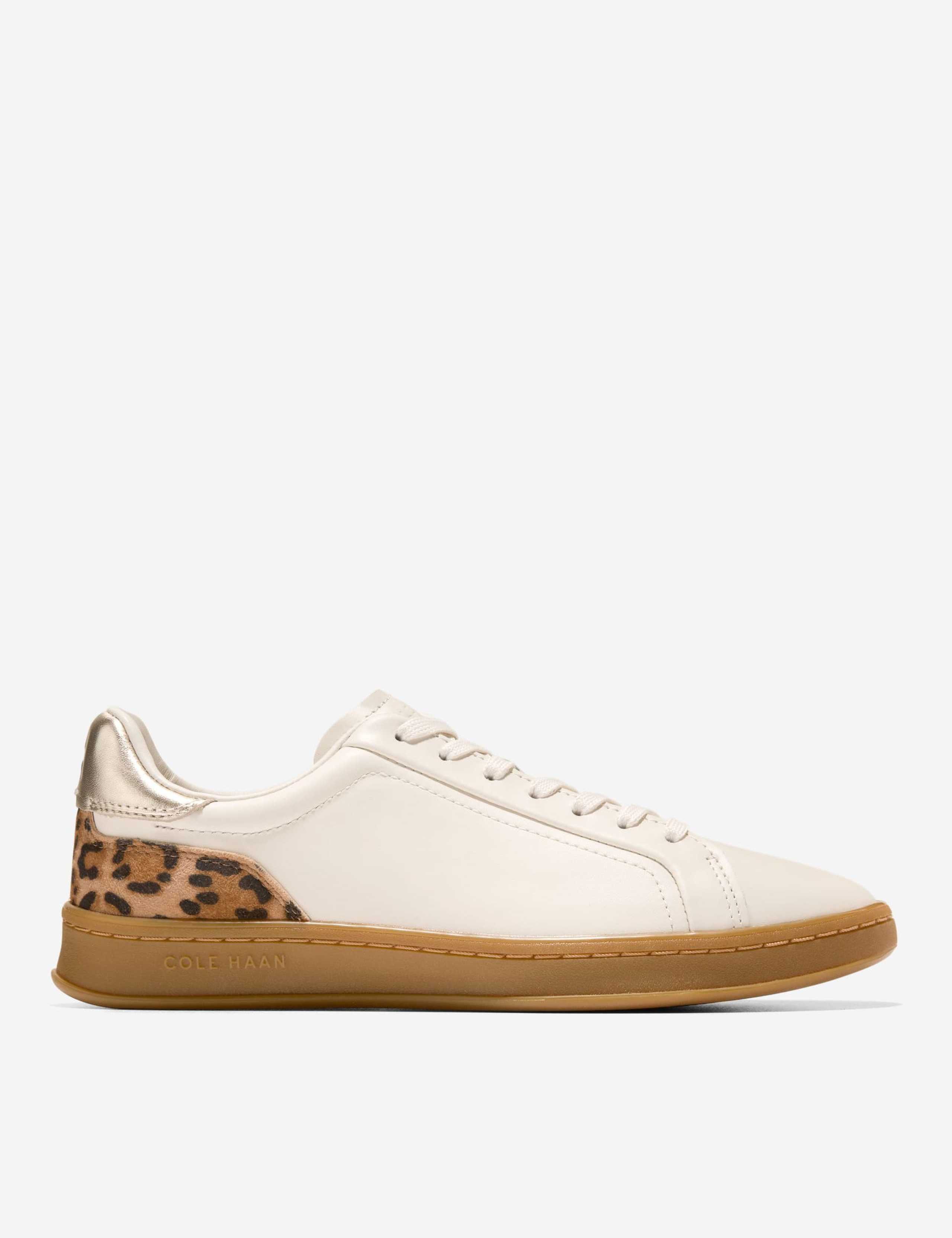 GrandPrø Breakaway Leather Animal Print Trainers