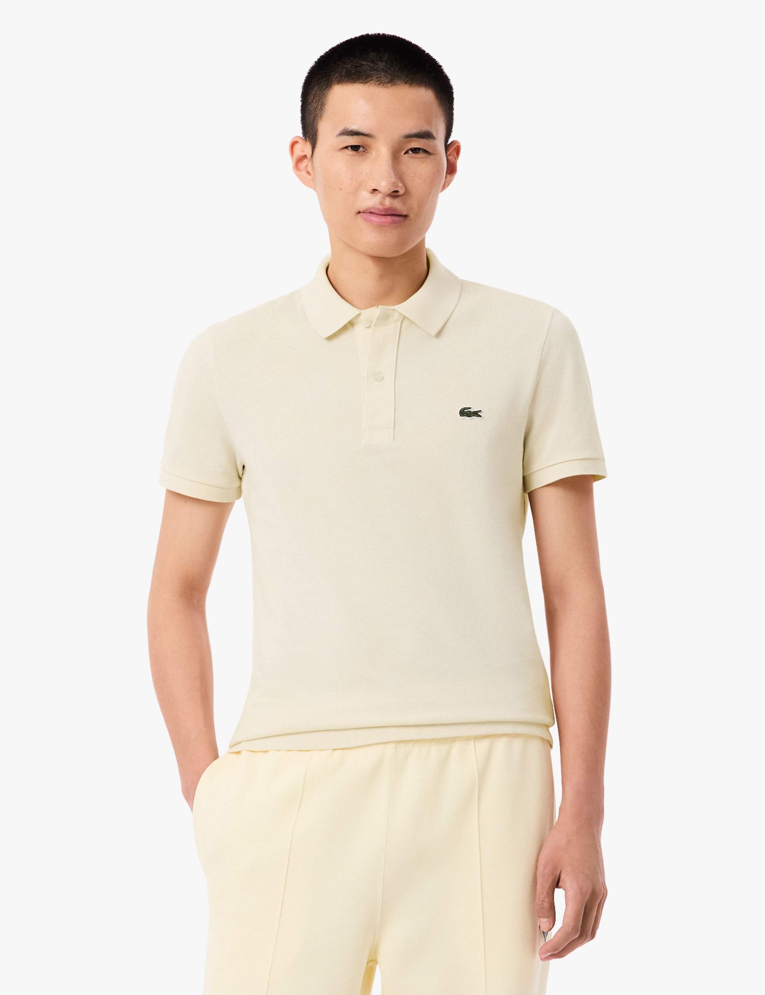 Pure Cotton Pique Polo Shirt