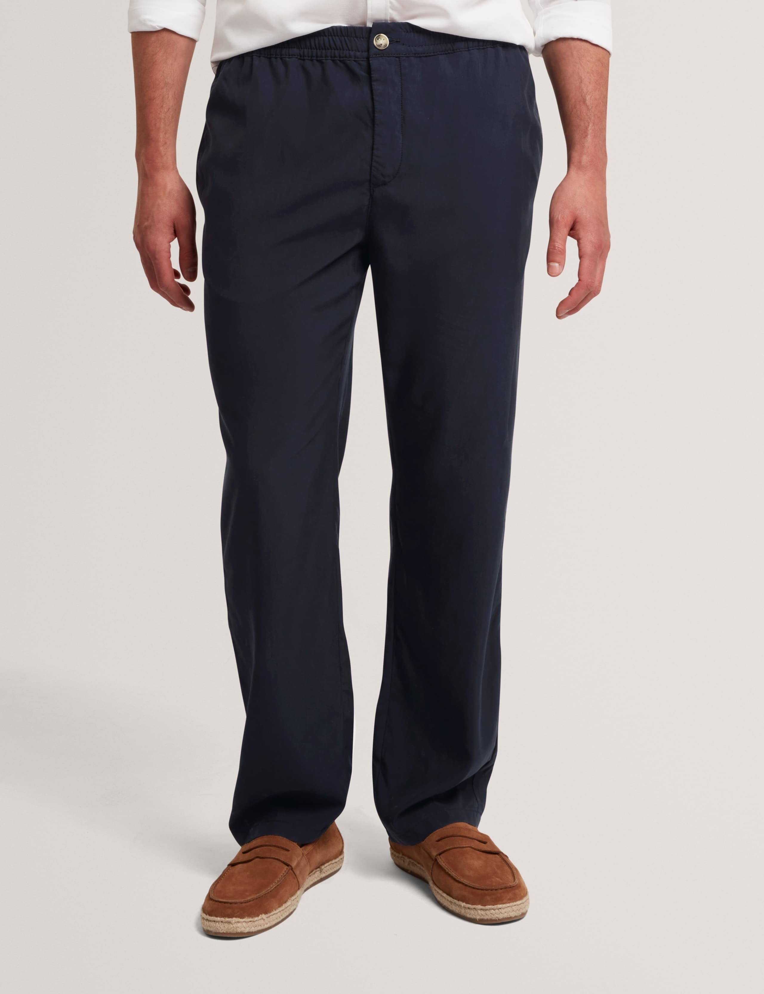 Tapered Fit Elasticated Waist Trousers