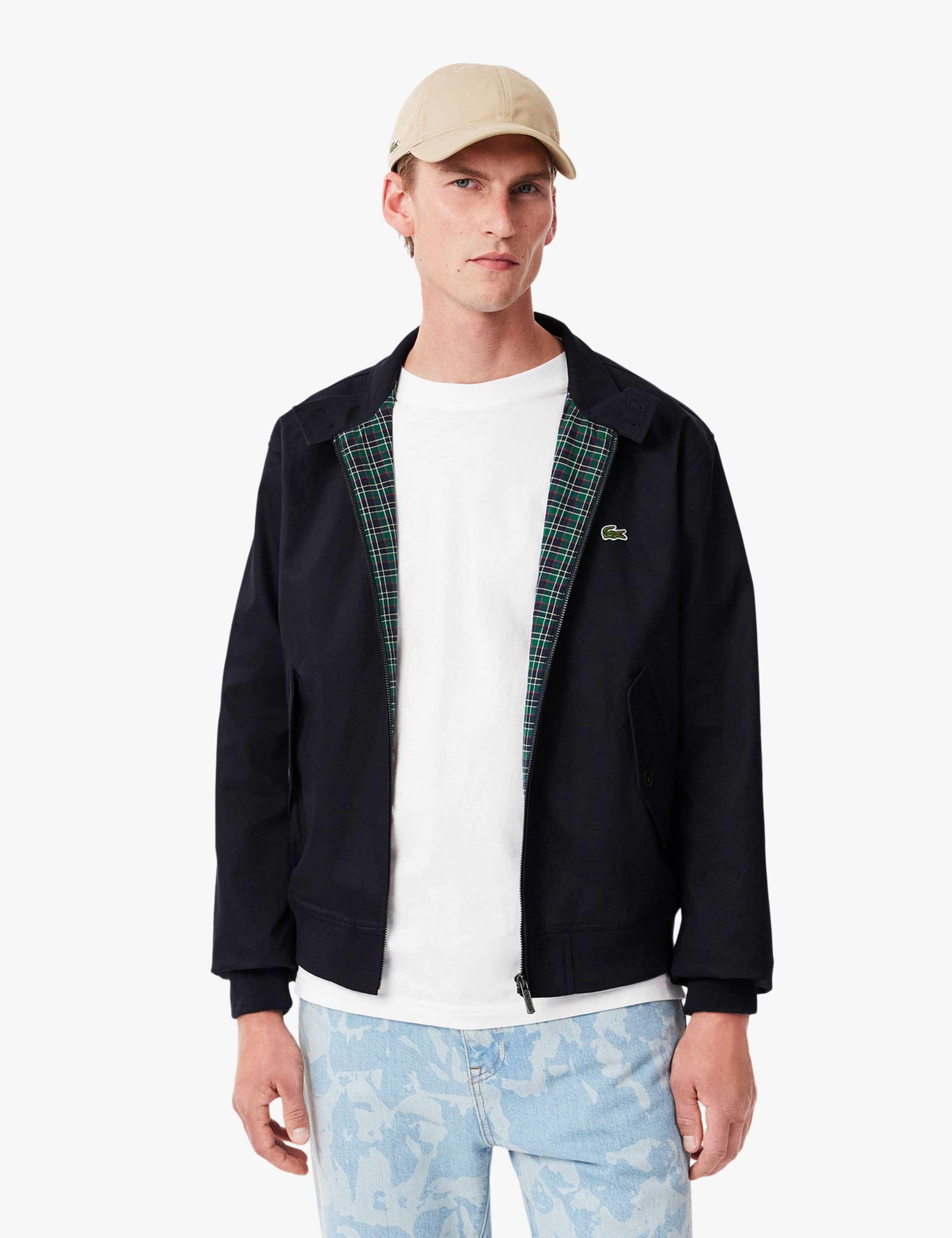 Cotton Rich Funnel Neck Harrington Jacket