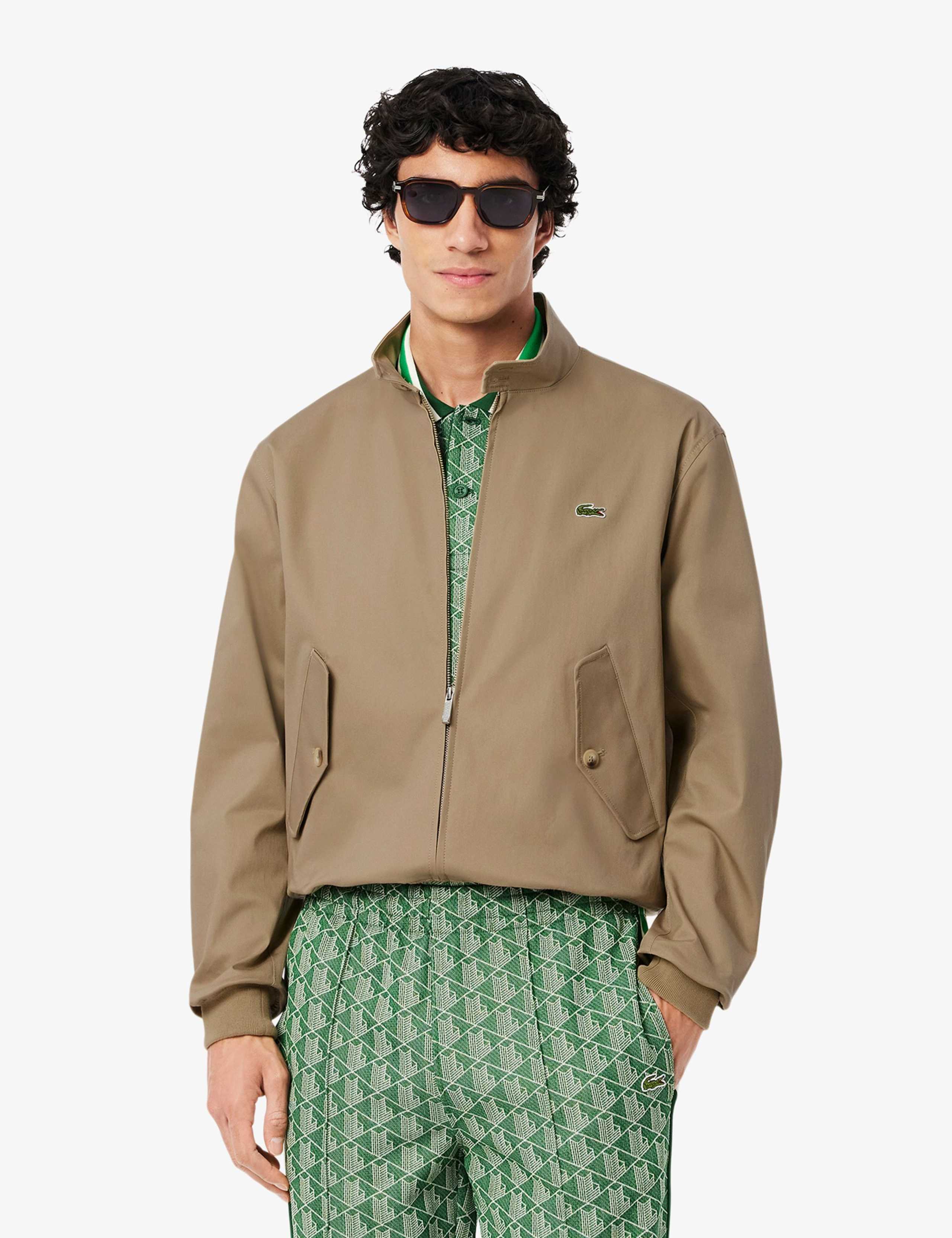 Cotton Rich Funnel Neck Harrington Jacket