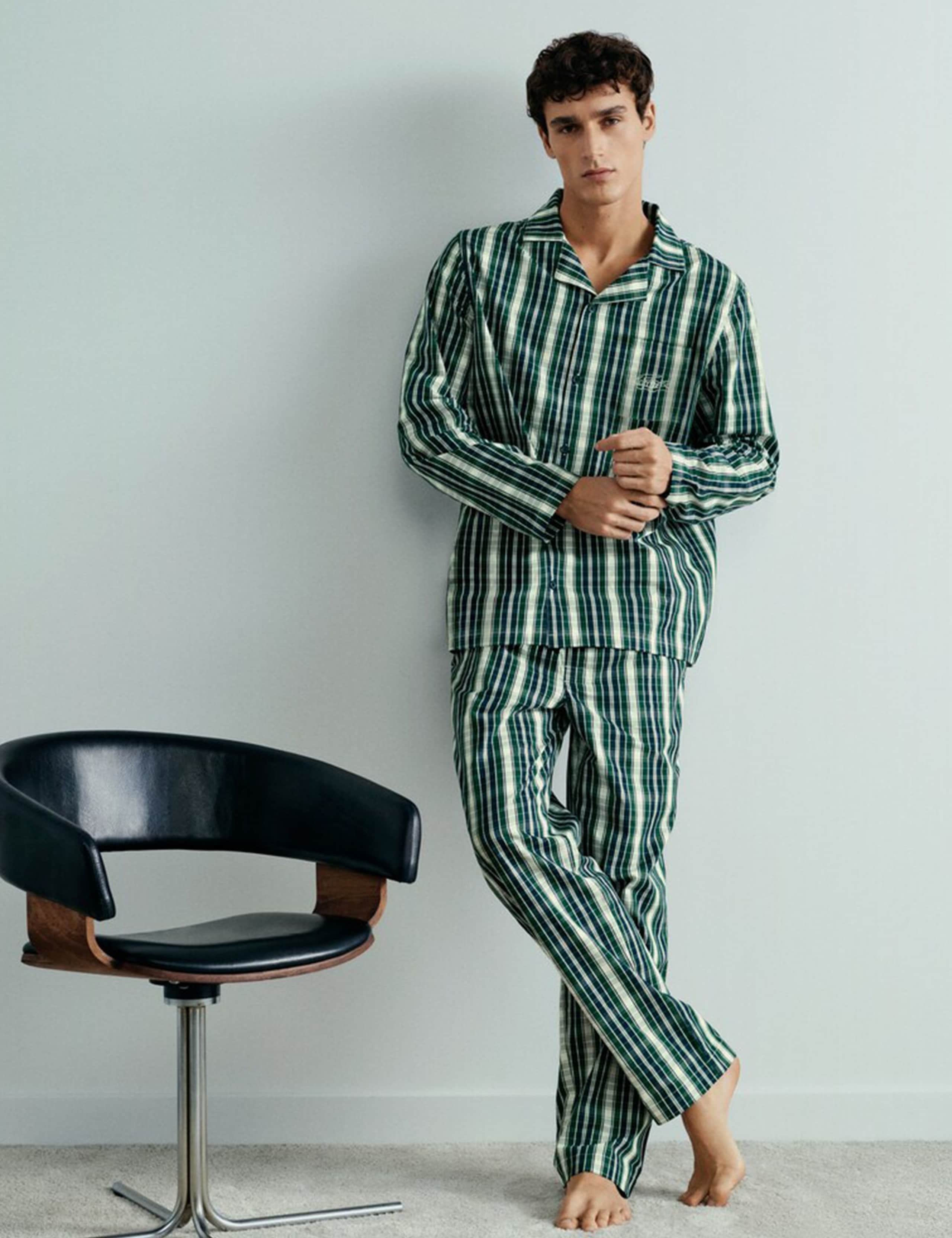 Pure Cotton Checked Pyjama Set