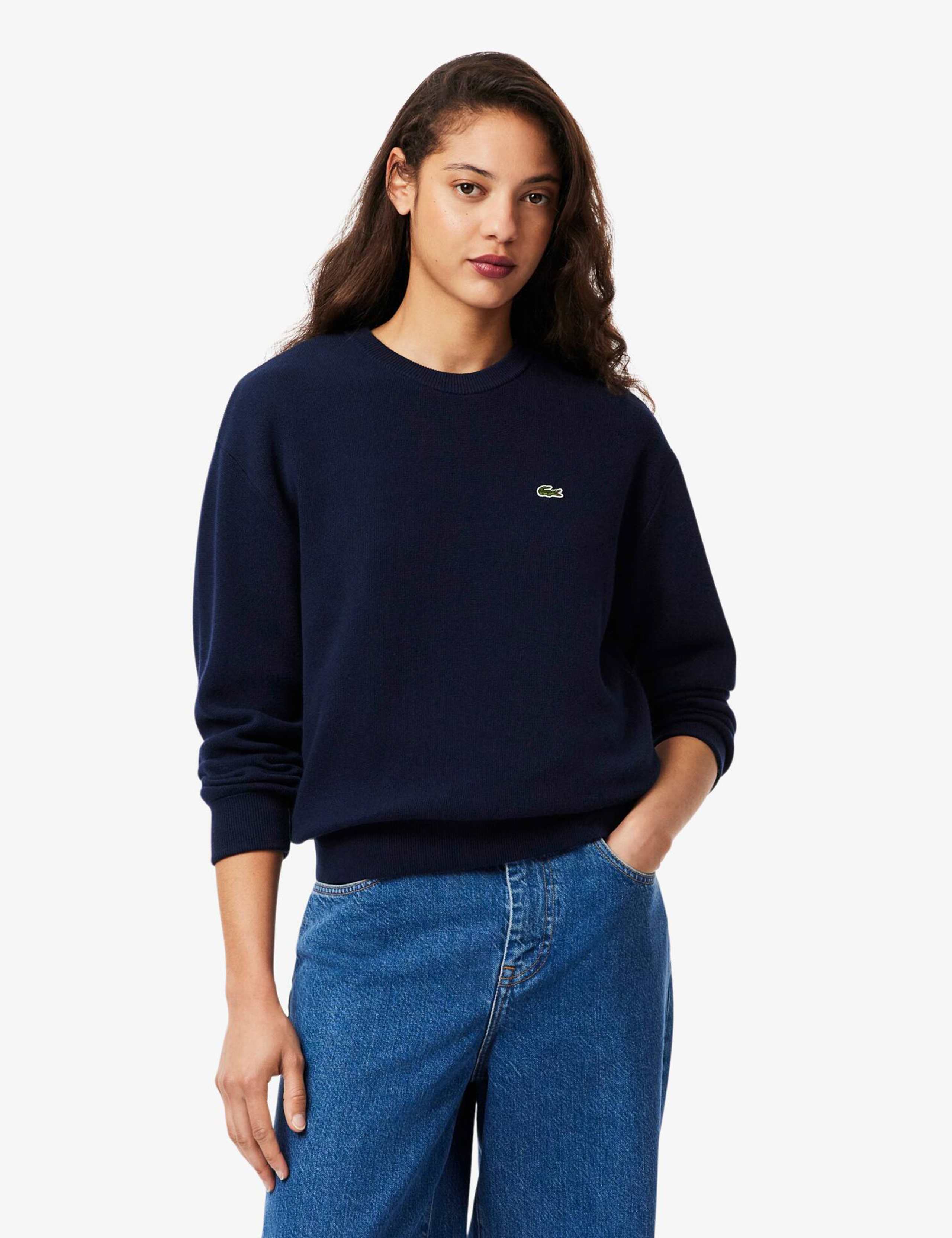 Cotton Rich Jumper with Wool
