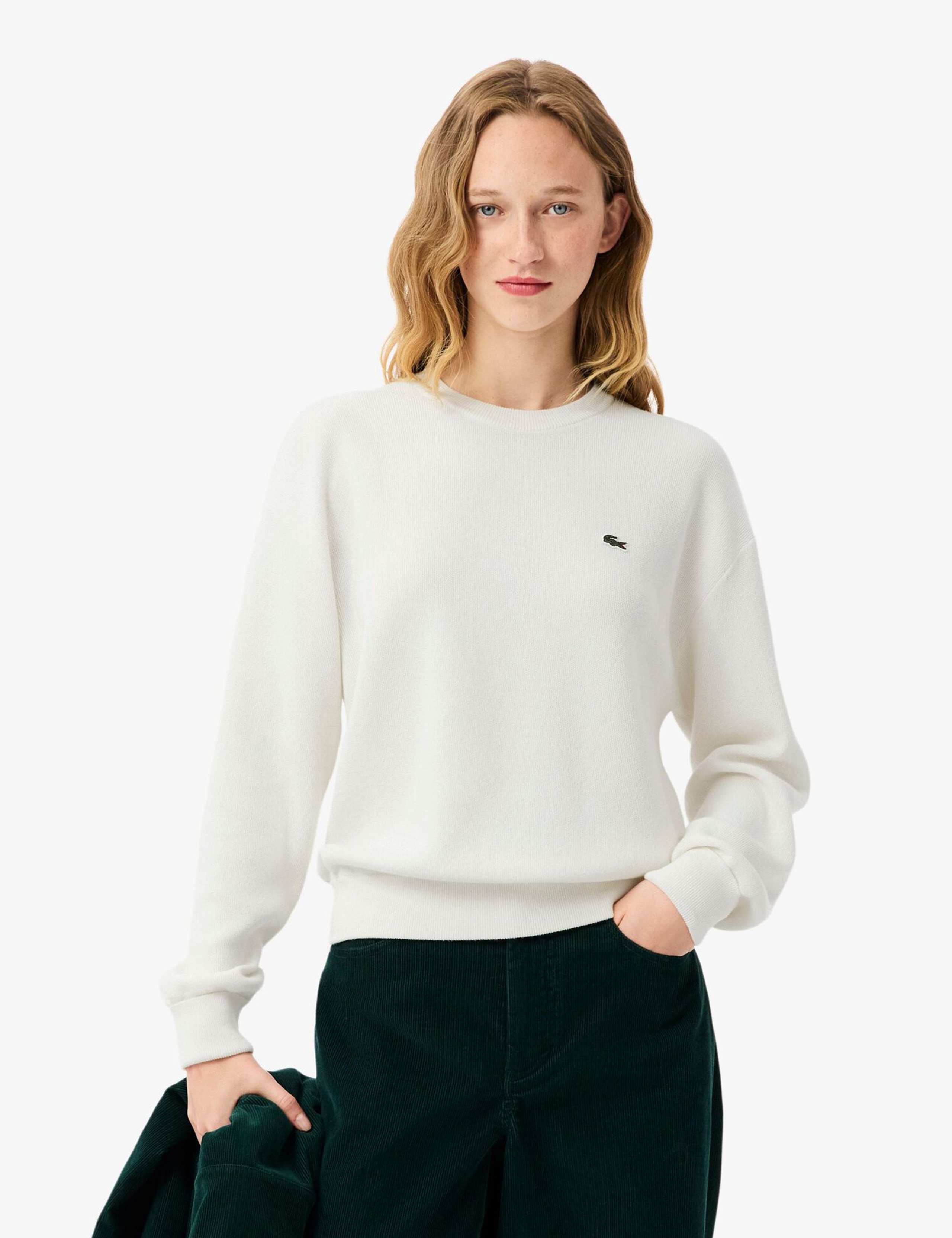 Cotton Rich Jumper with Wool