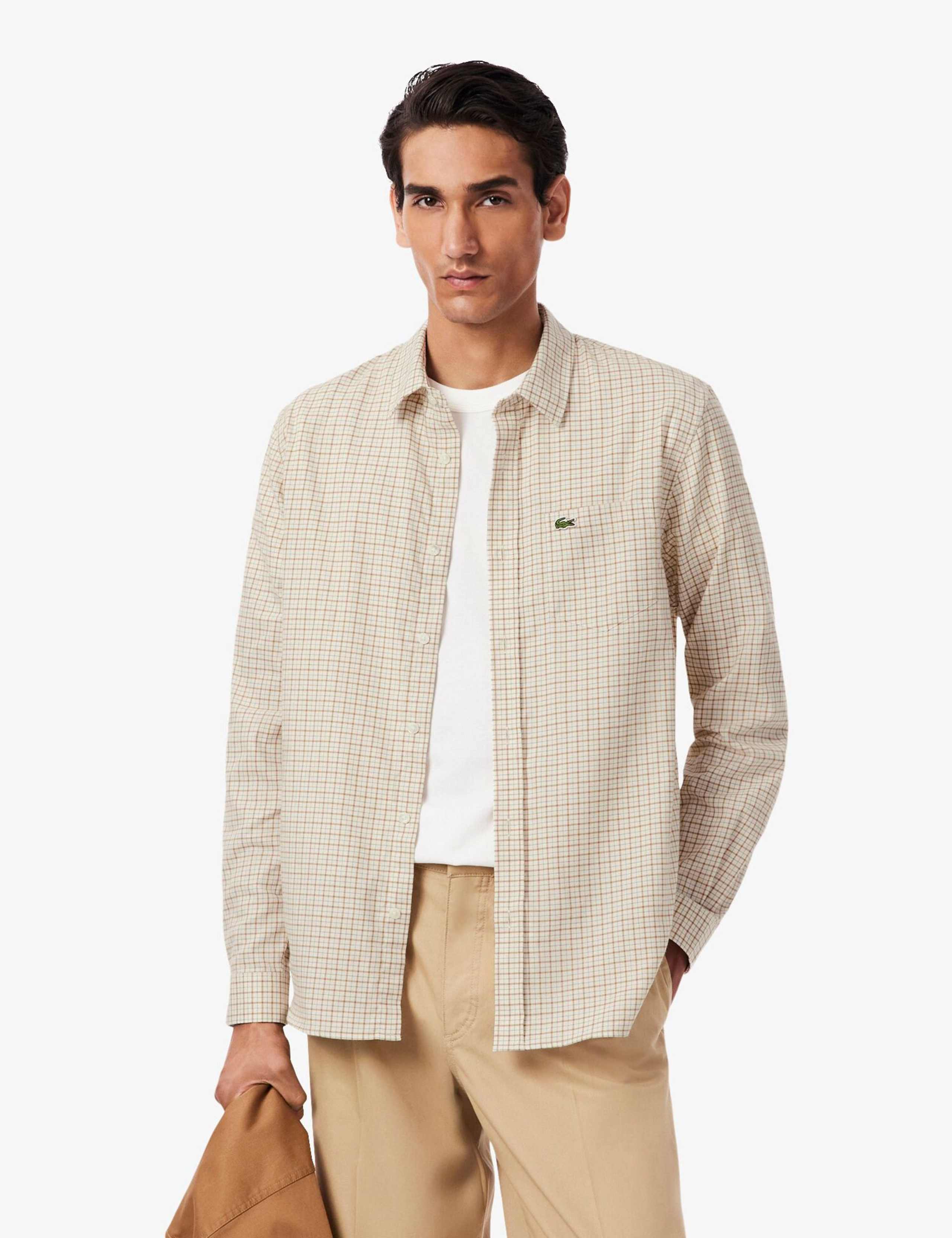 Regular Fit Pure Cotton Check Flannel Shirt