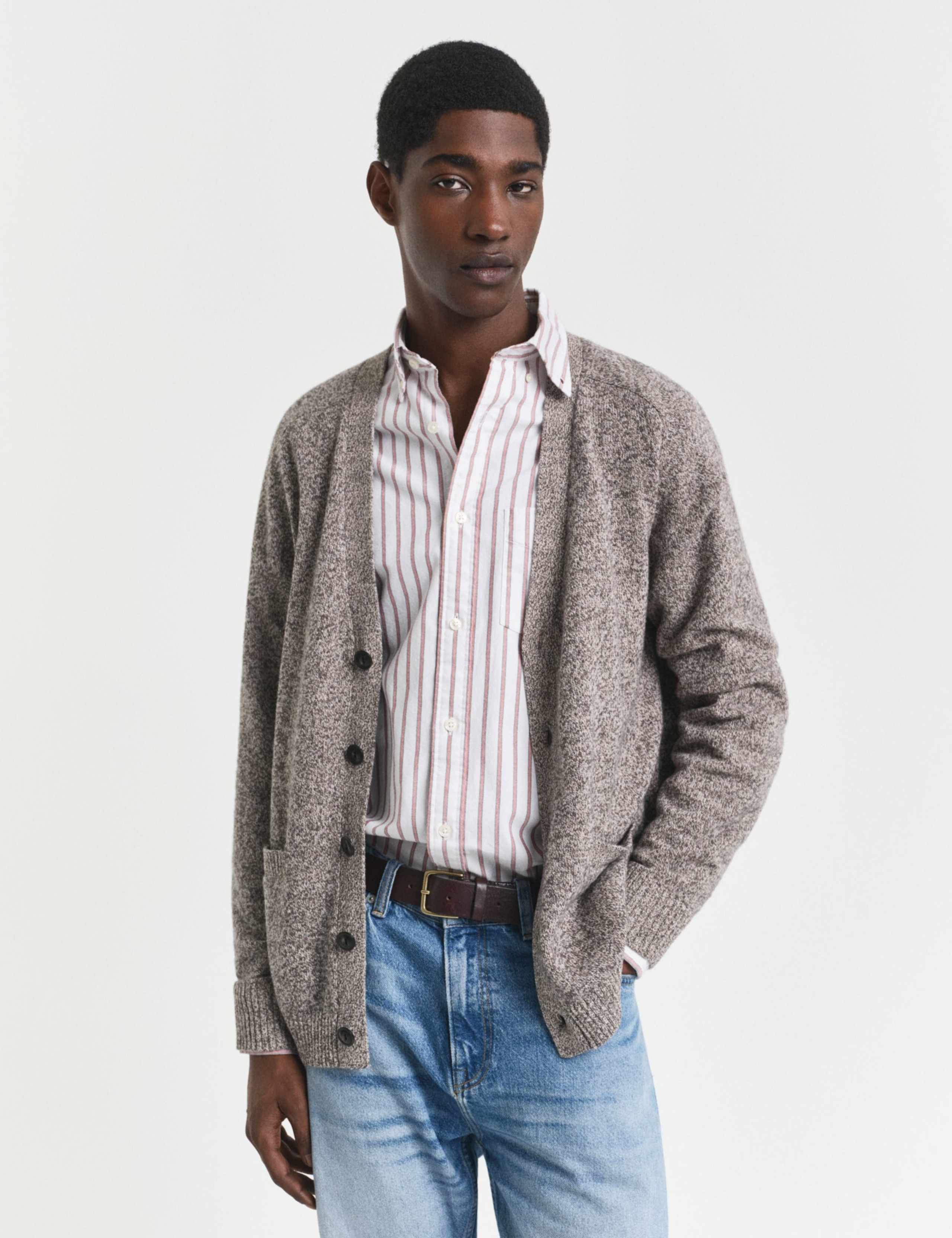 Wool Rich V-Neck Cardigan