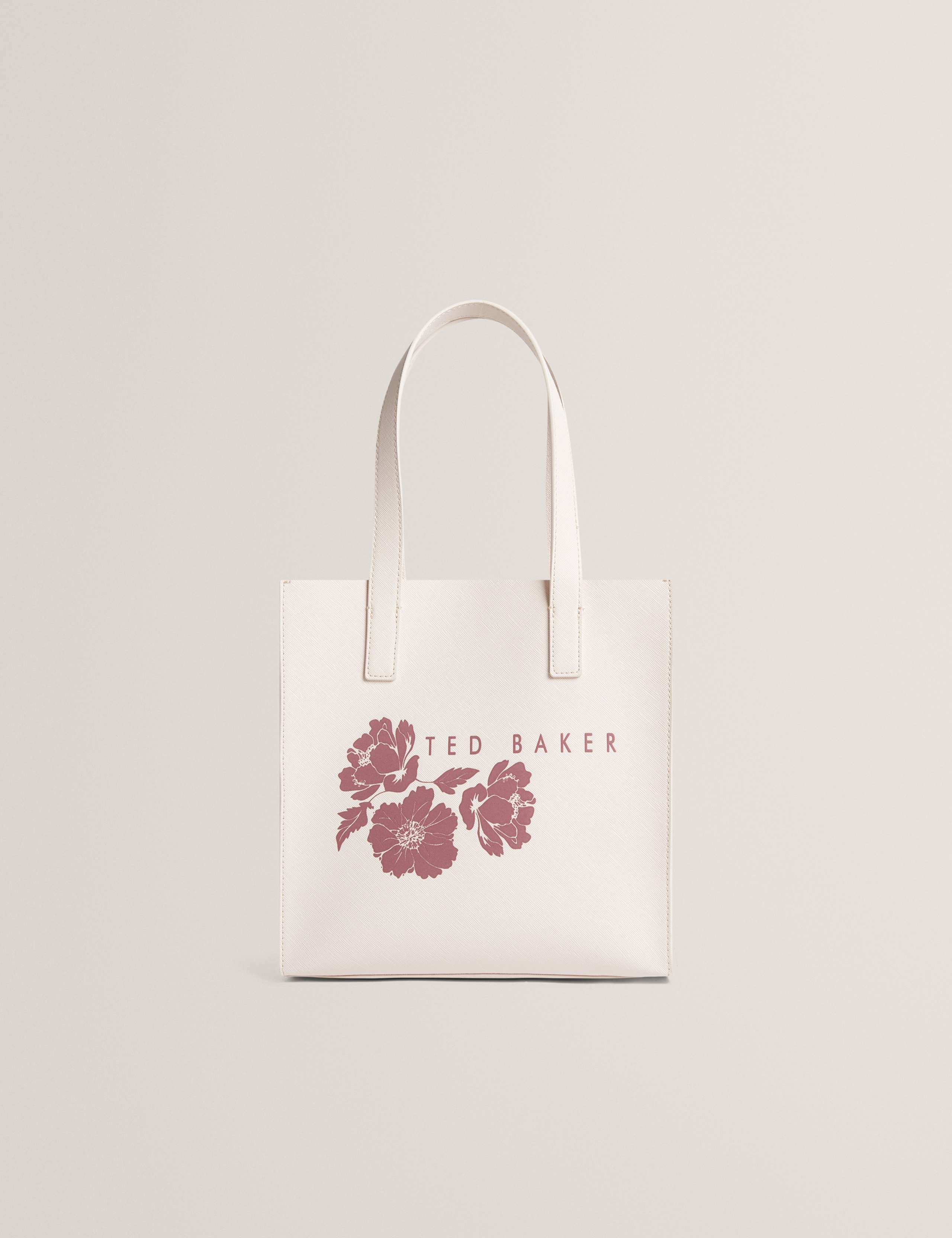 Floral Graphic Structured Tote Bag