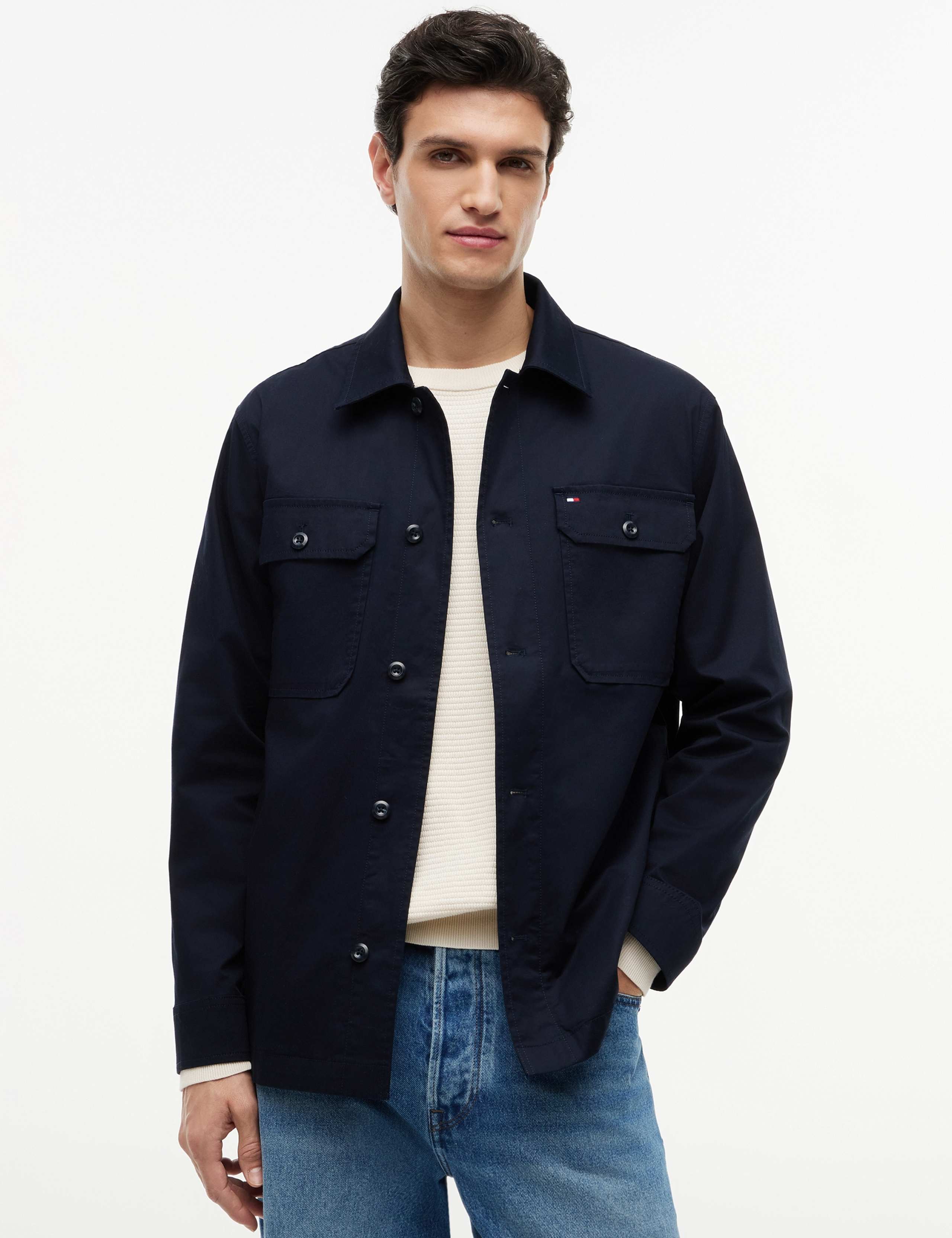 Cotton Rich Overshirt
