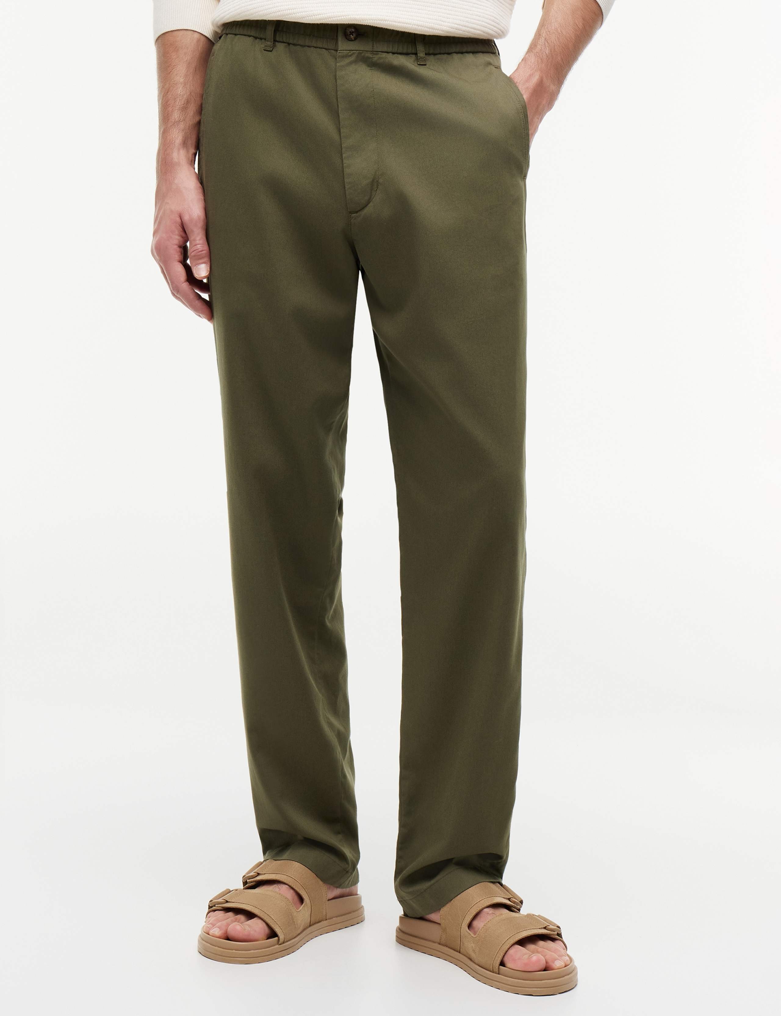 Dover Lyocell Rich Elasticated Waist Chinos