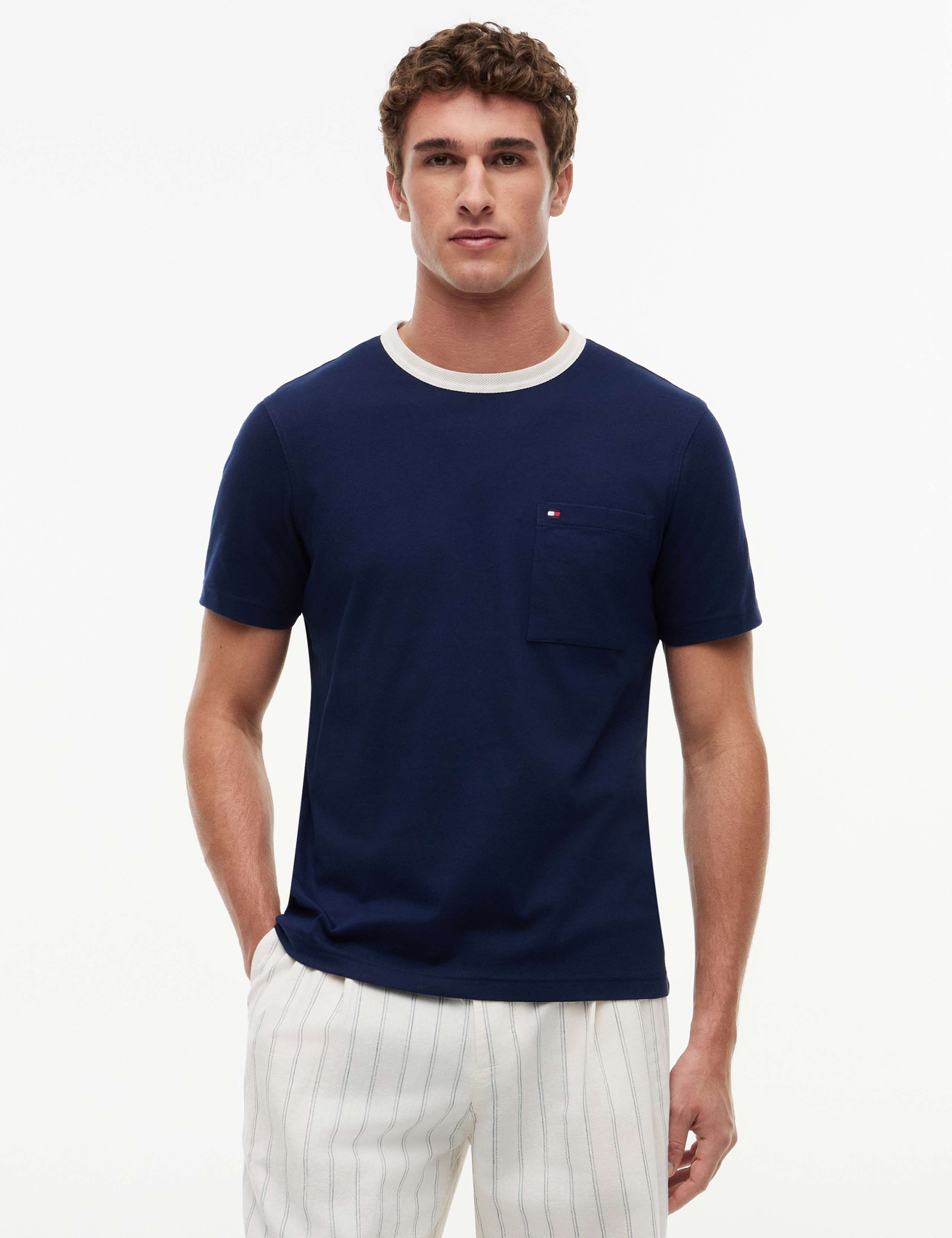 Pure Cotton Crew Neck T-Shirt