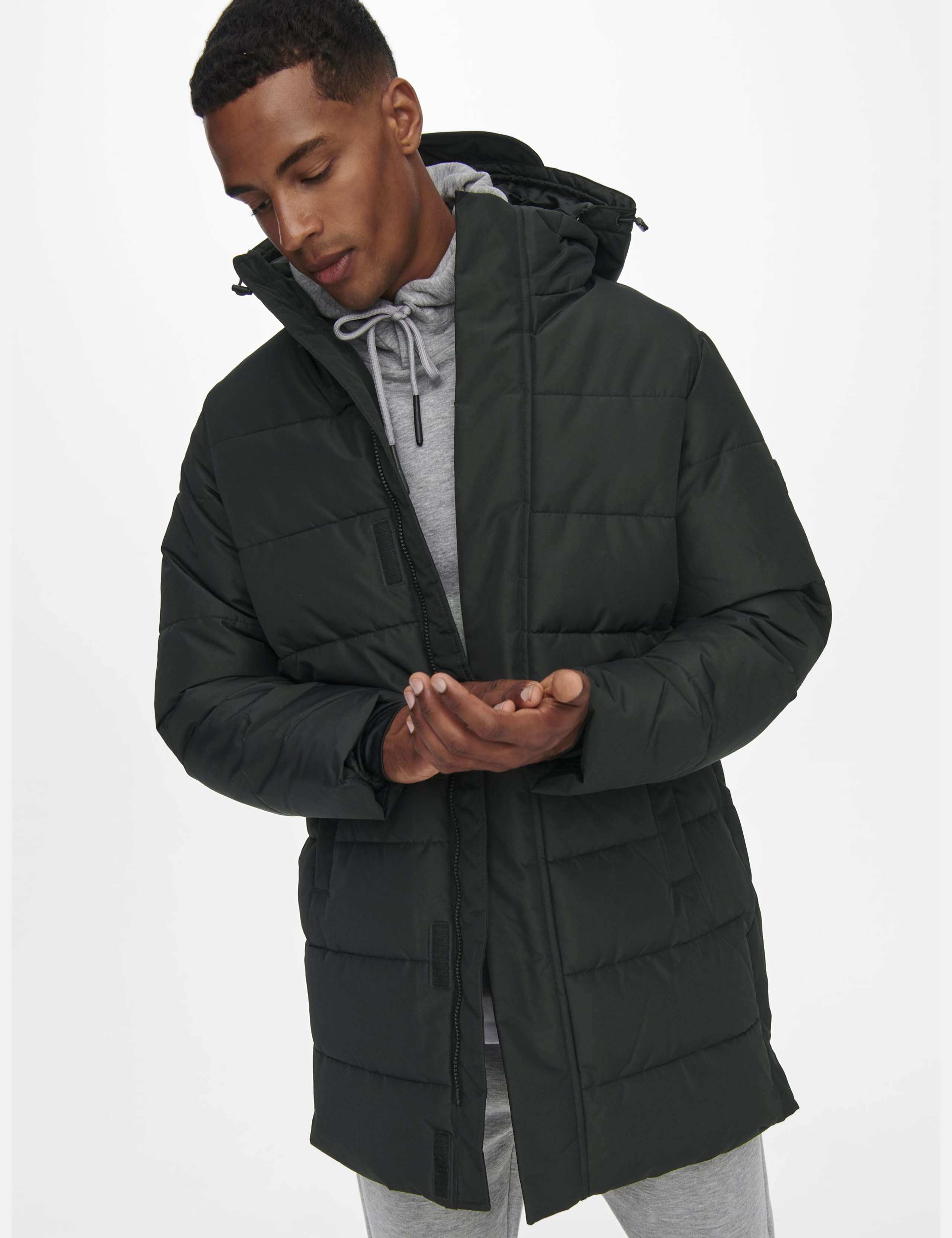 Hooded Quilted Puffer Jacket
