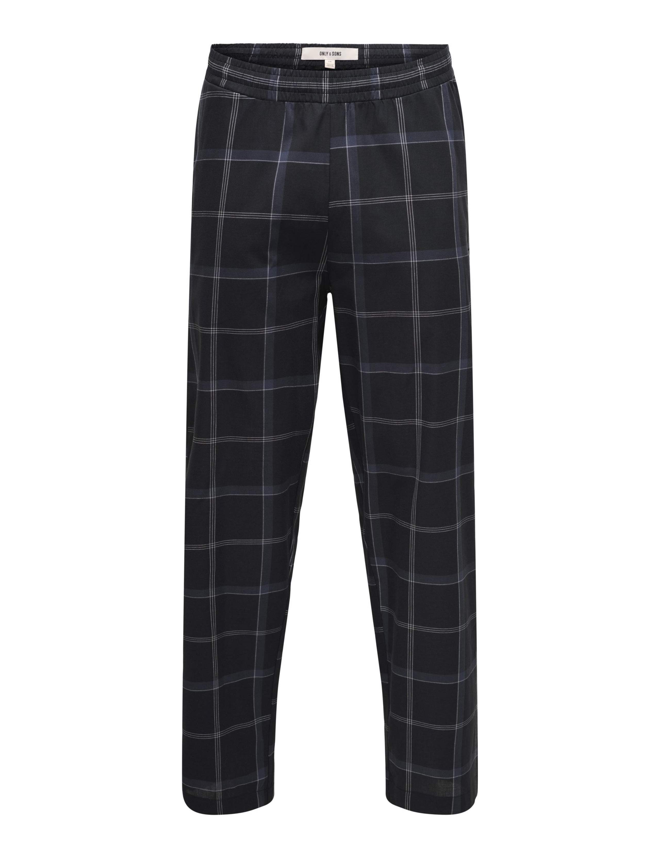 Pure Cotton Checked Pyjama Bottoms