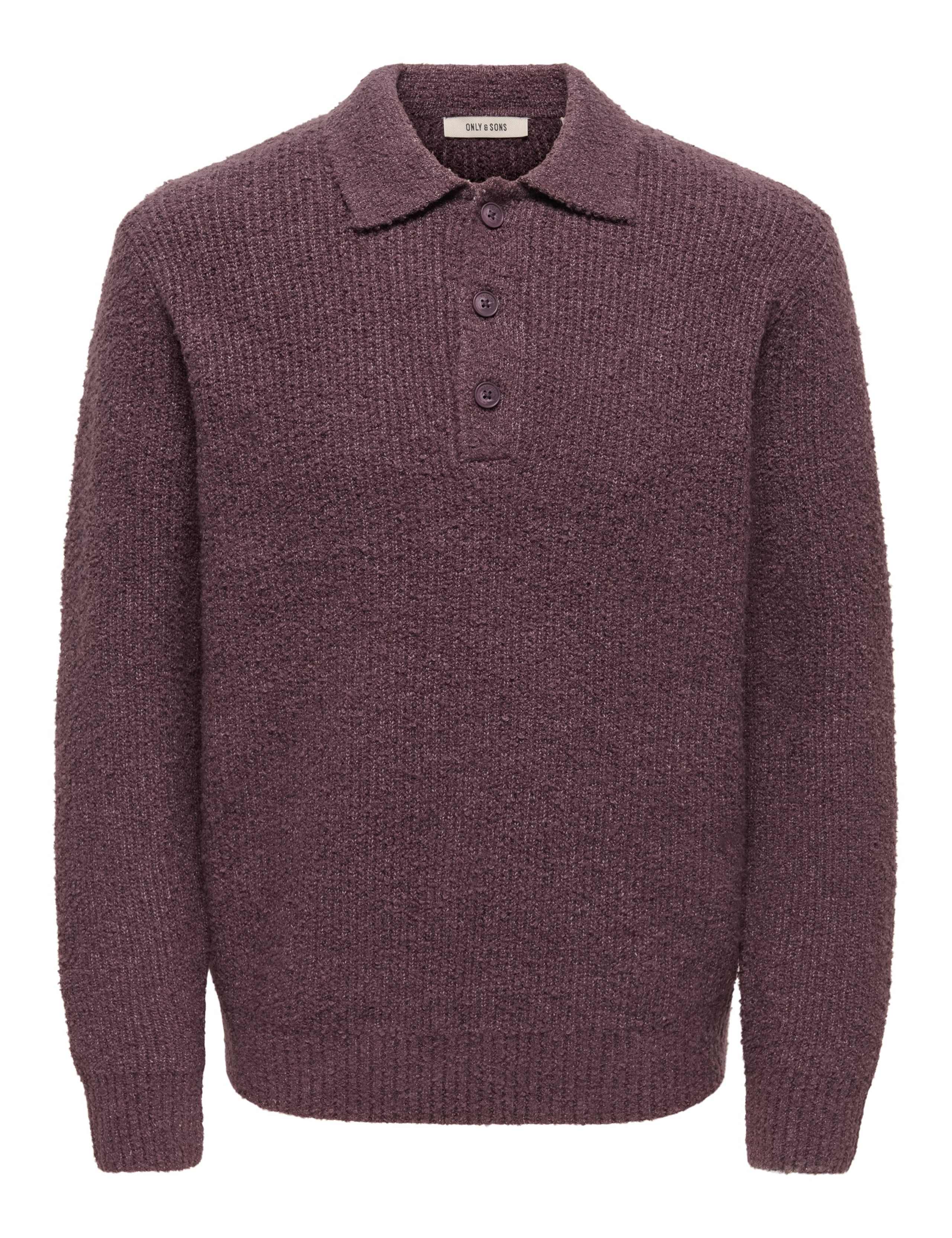 Cotton Rich Knitted Long Sleeve Polo Shirt