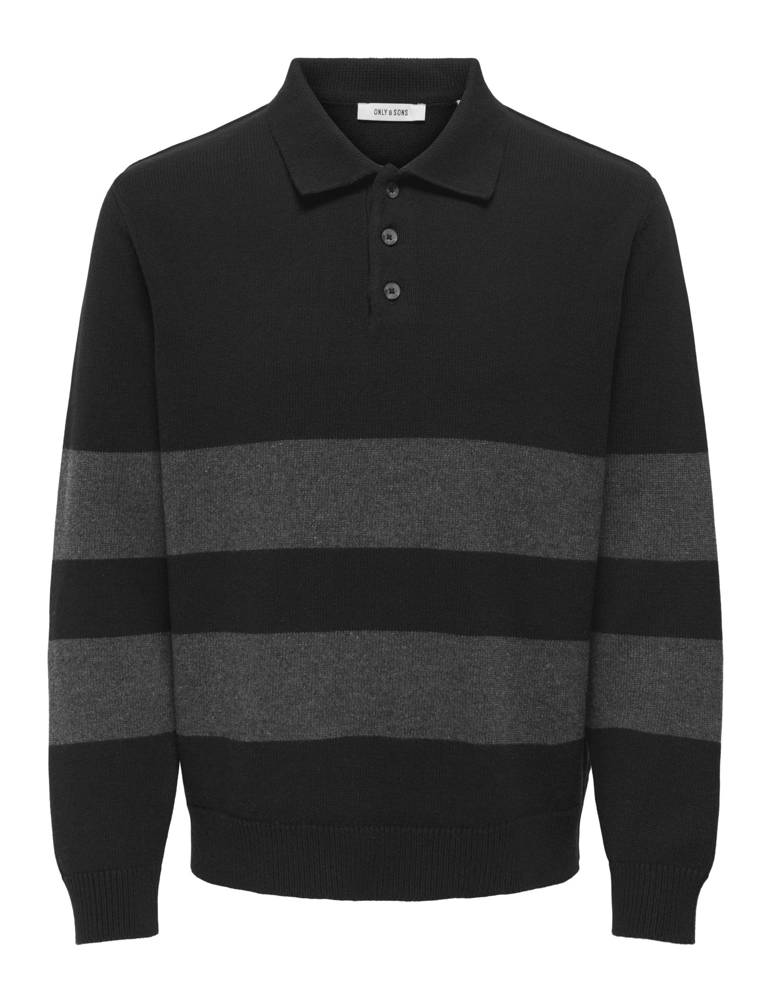 Cotton Rich Striped Knitted Polo Shirt