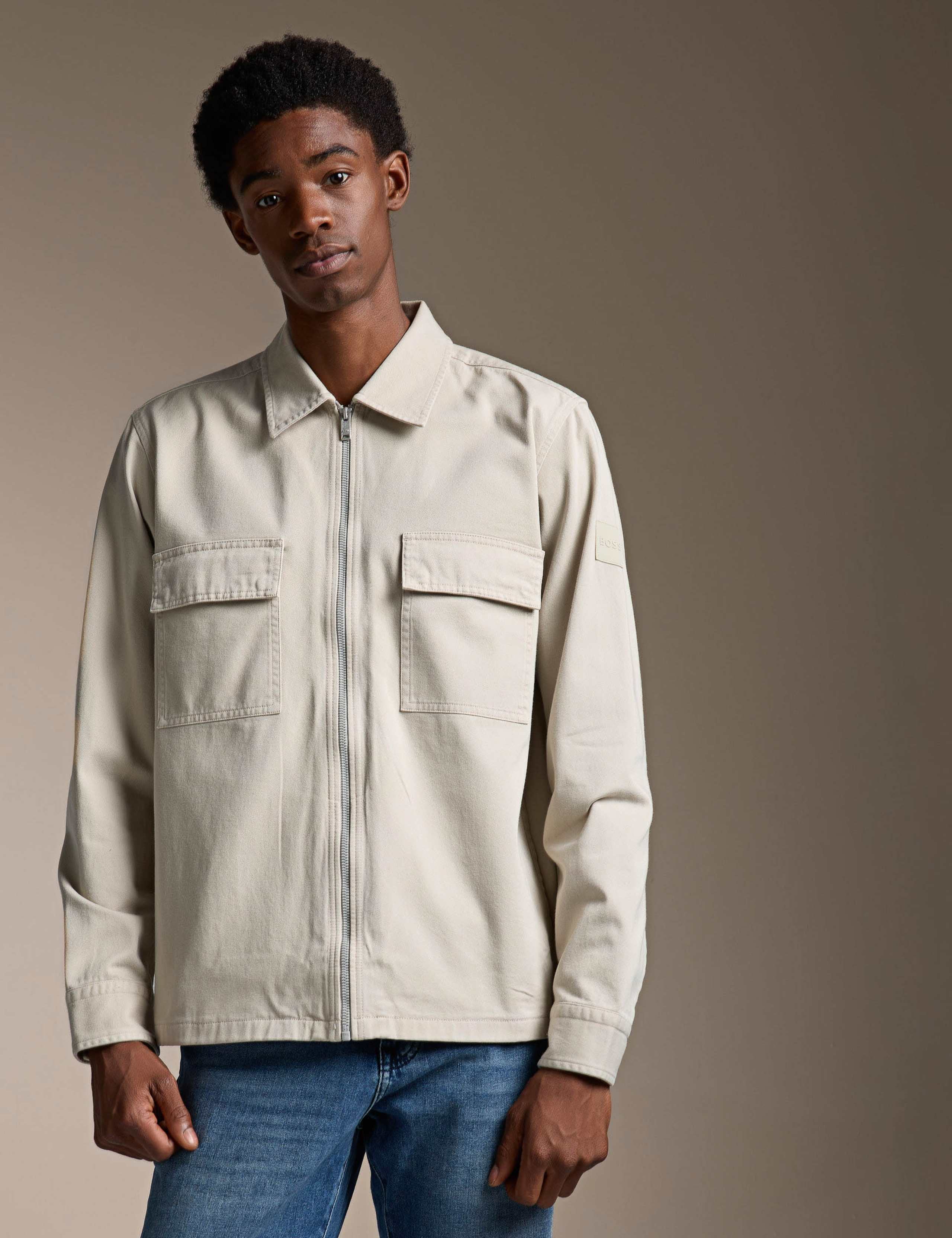 Regular Fit Pure Cotton Overshirt