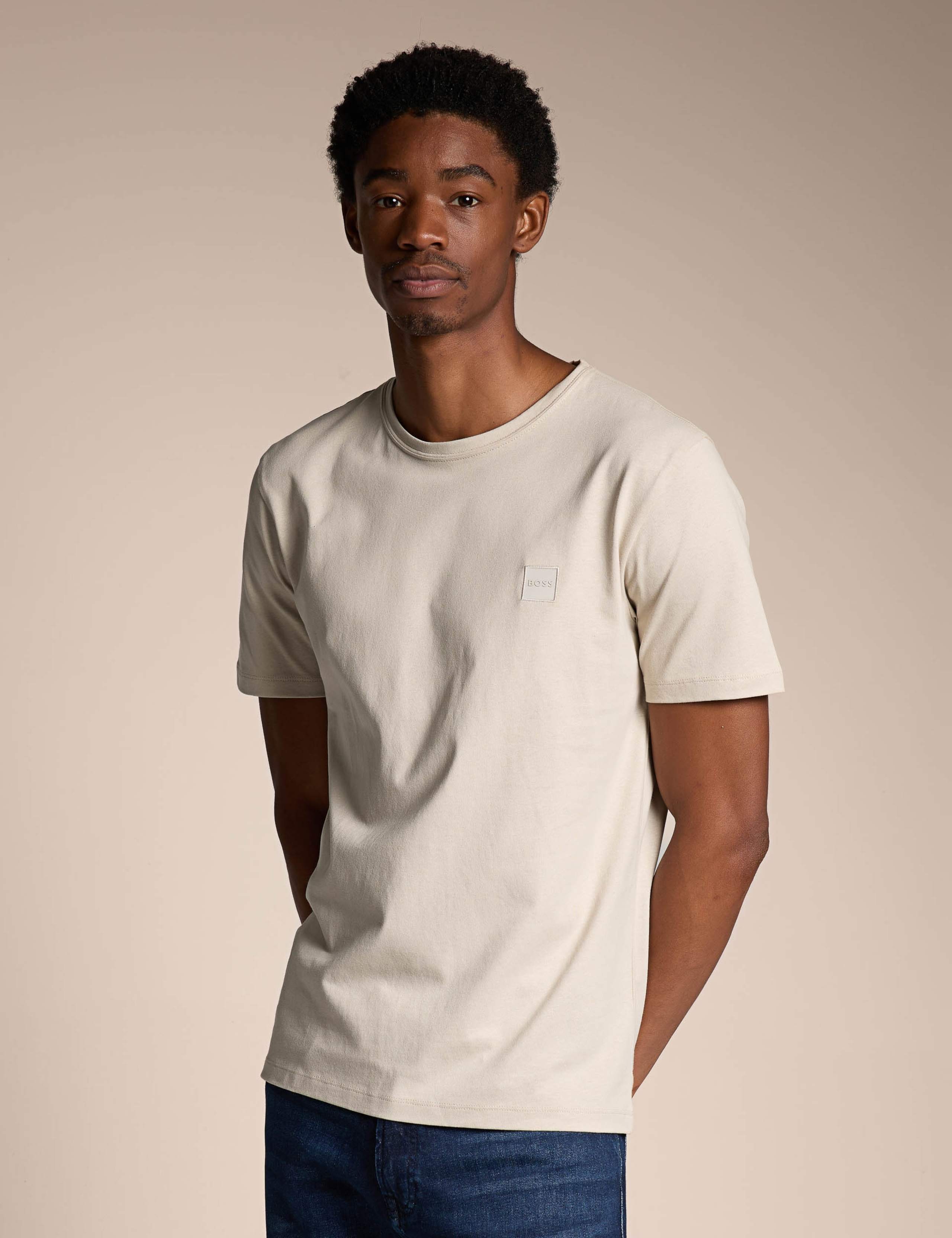 Pure Cotton Crew Neck T-Shirt
