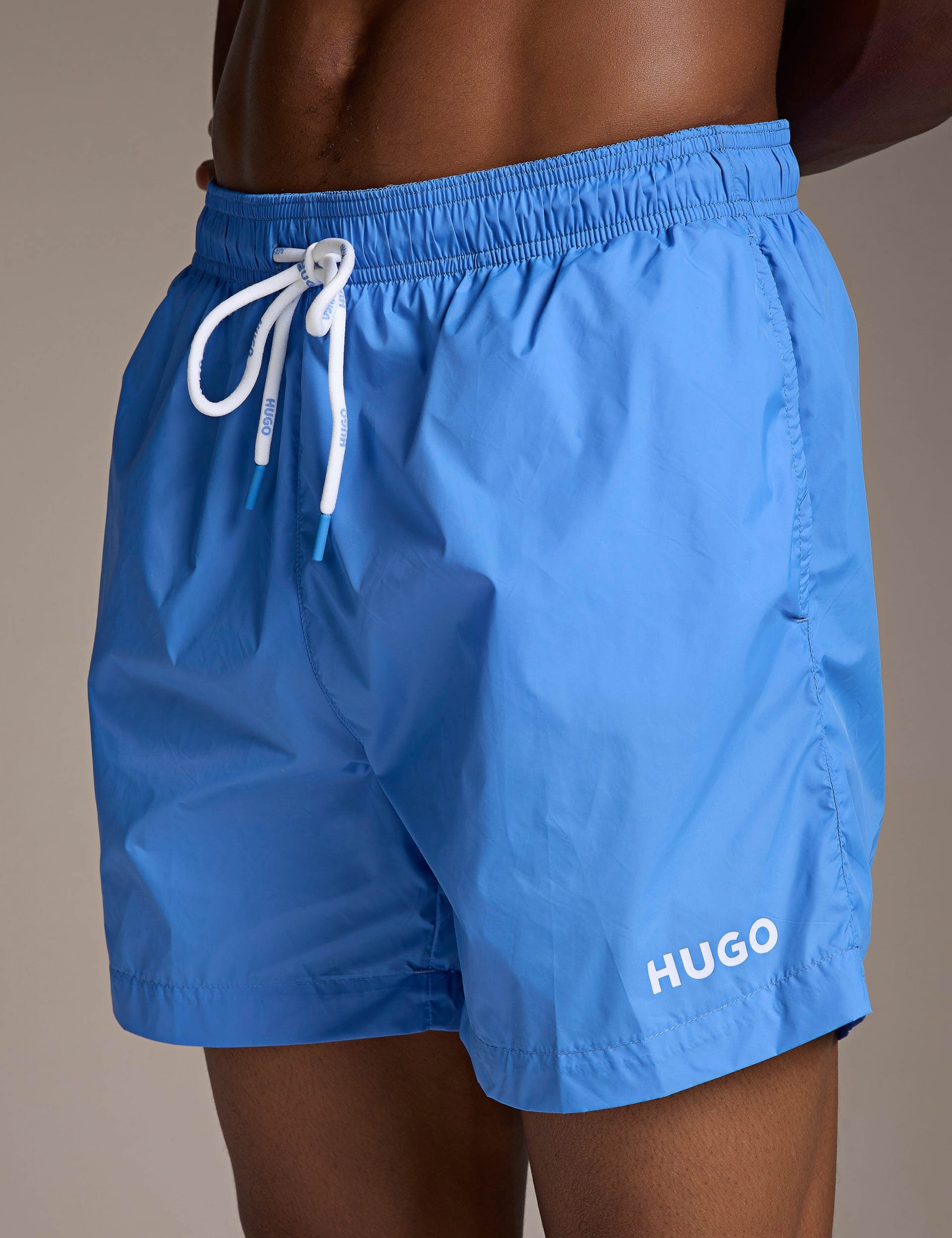 Woven Elasticated Waist Swim Shorts