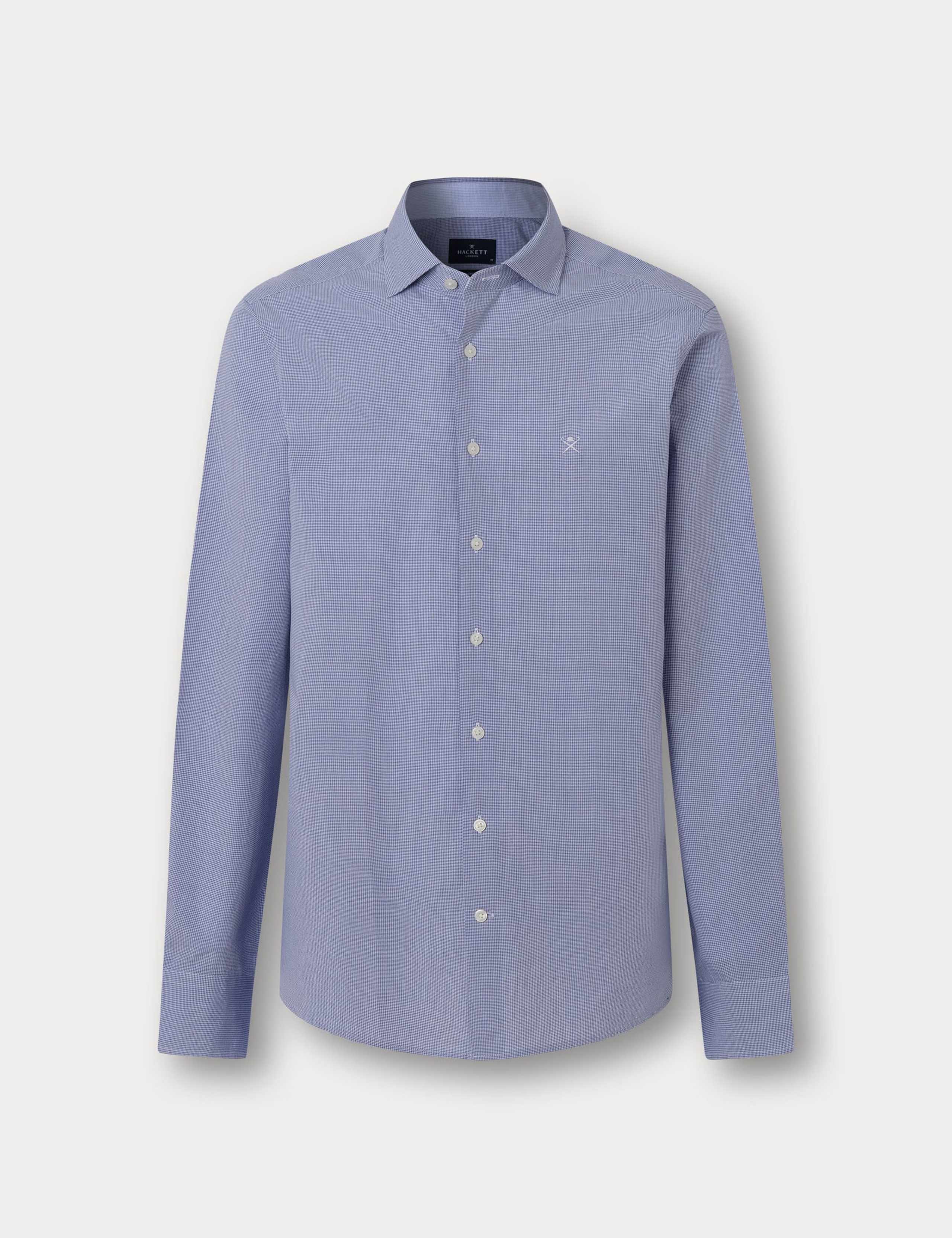 Tailored Fit Pure Cotton Gingham Shirt