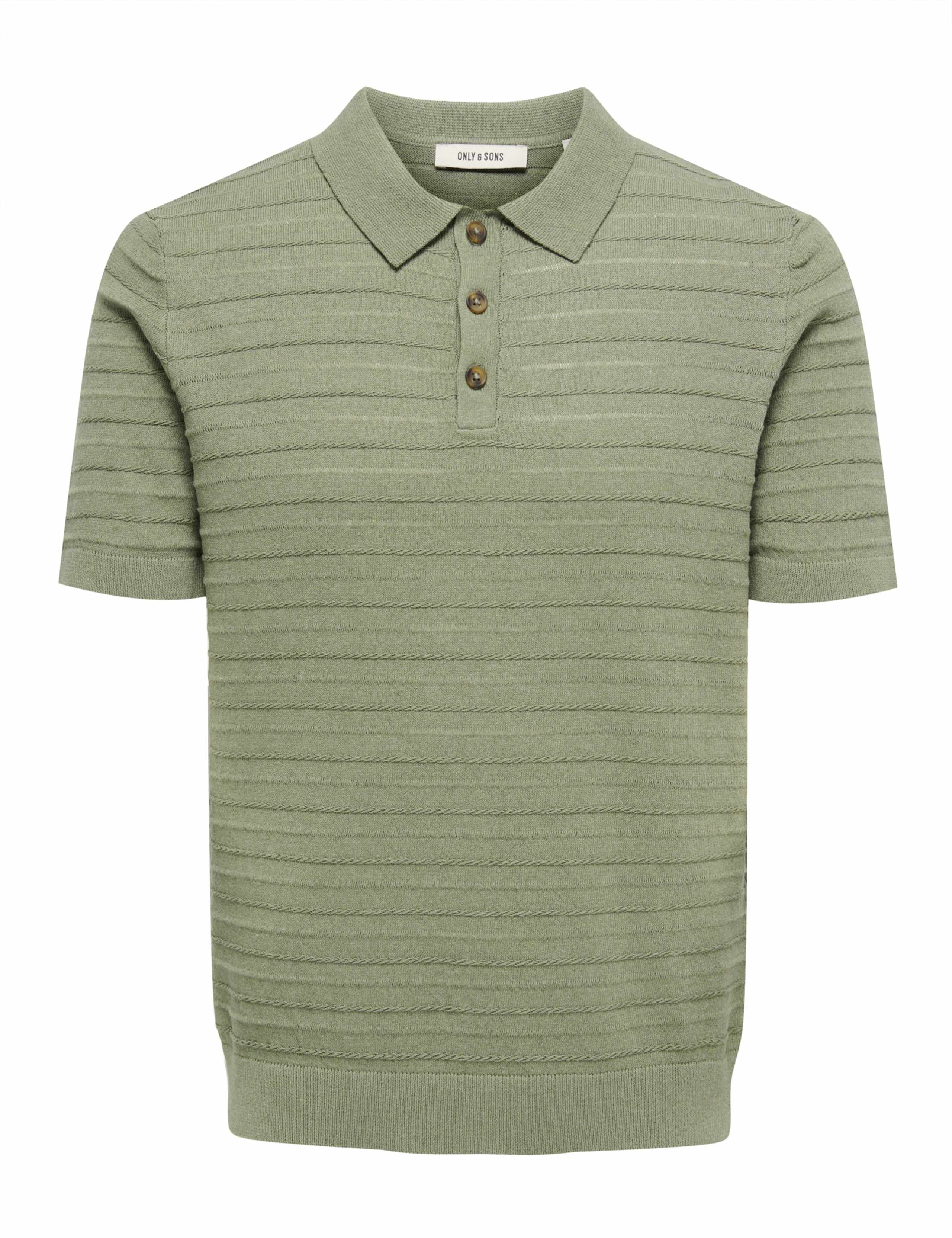 Cotton Rich Textured Knitted Polo Shirt