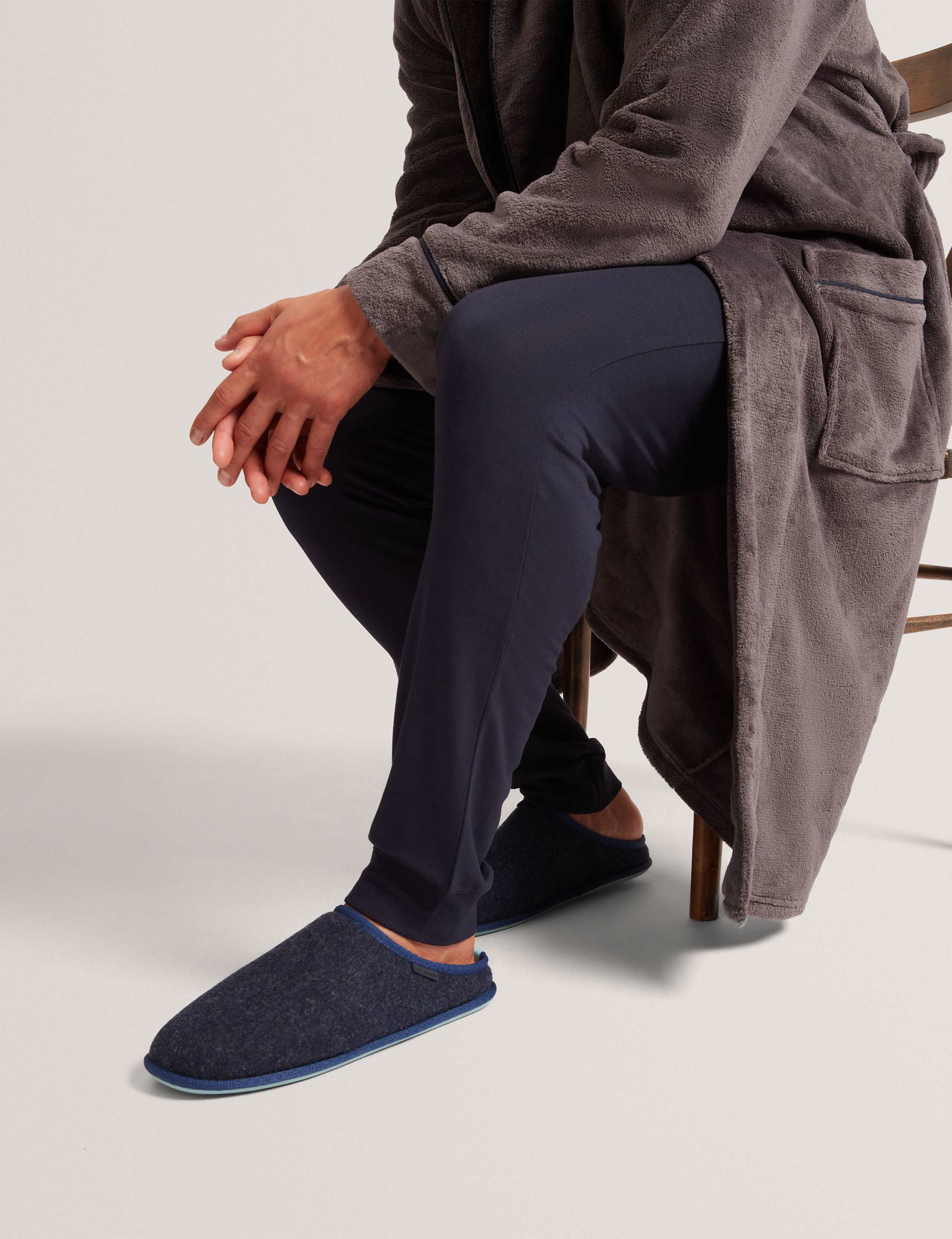 Felt Mule Slippers