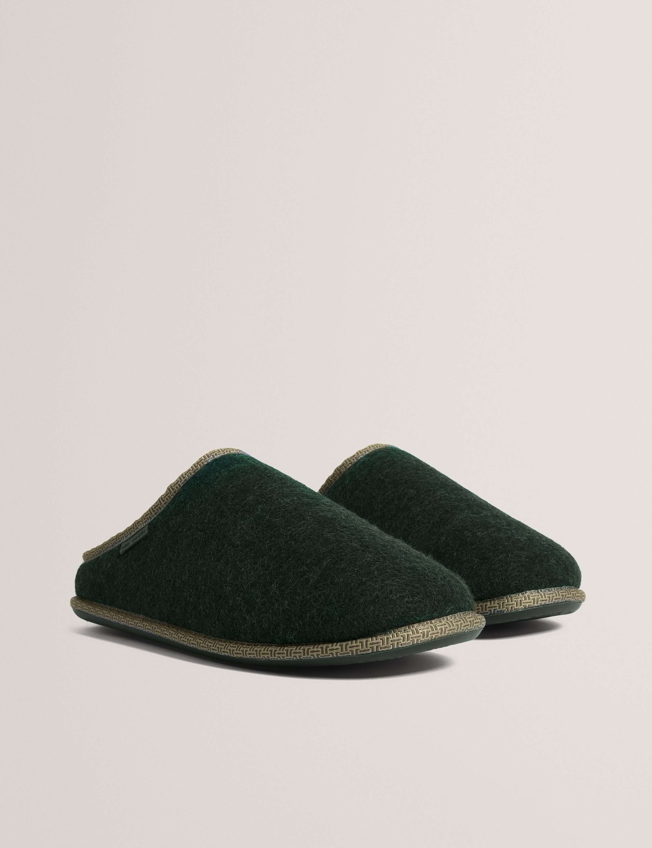 Felt Mule Slippers