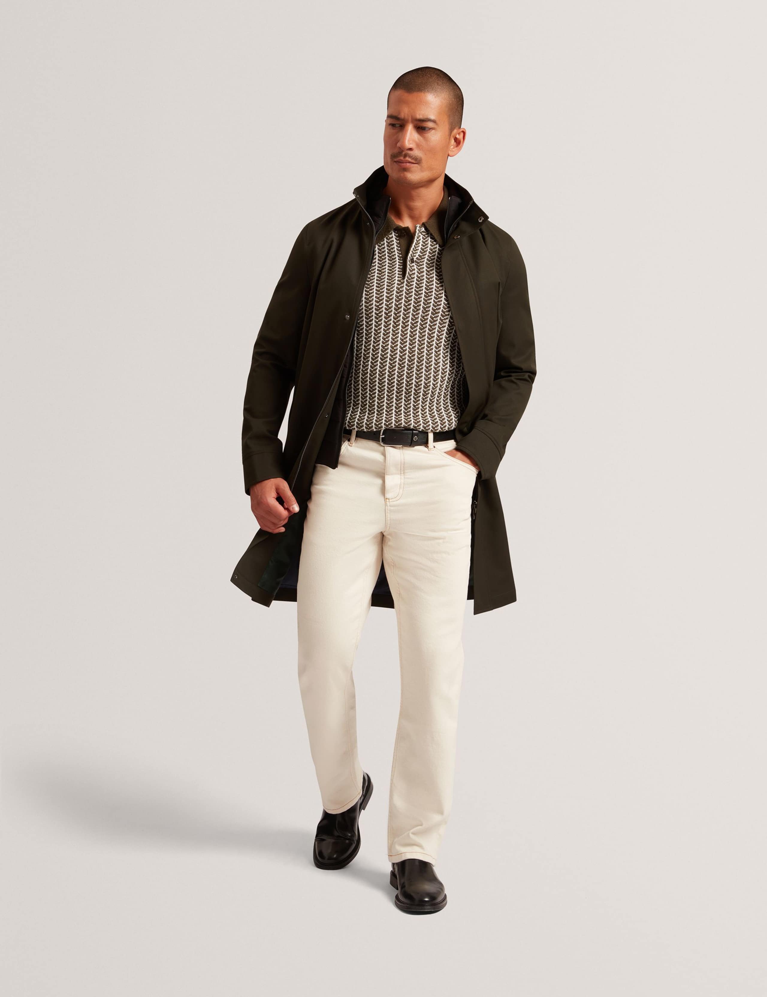 Water Resistant Funnel Neck Jacket