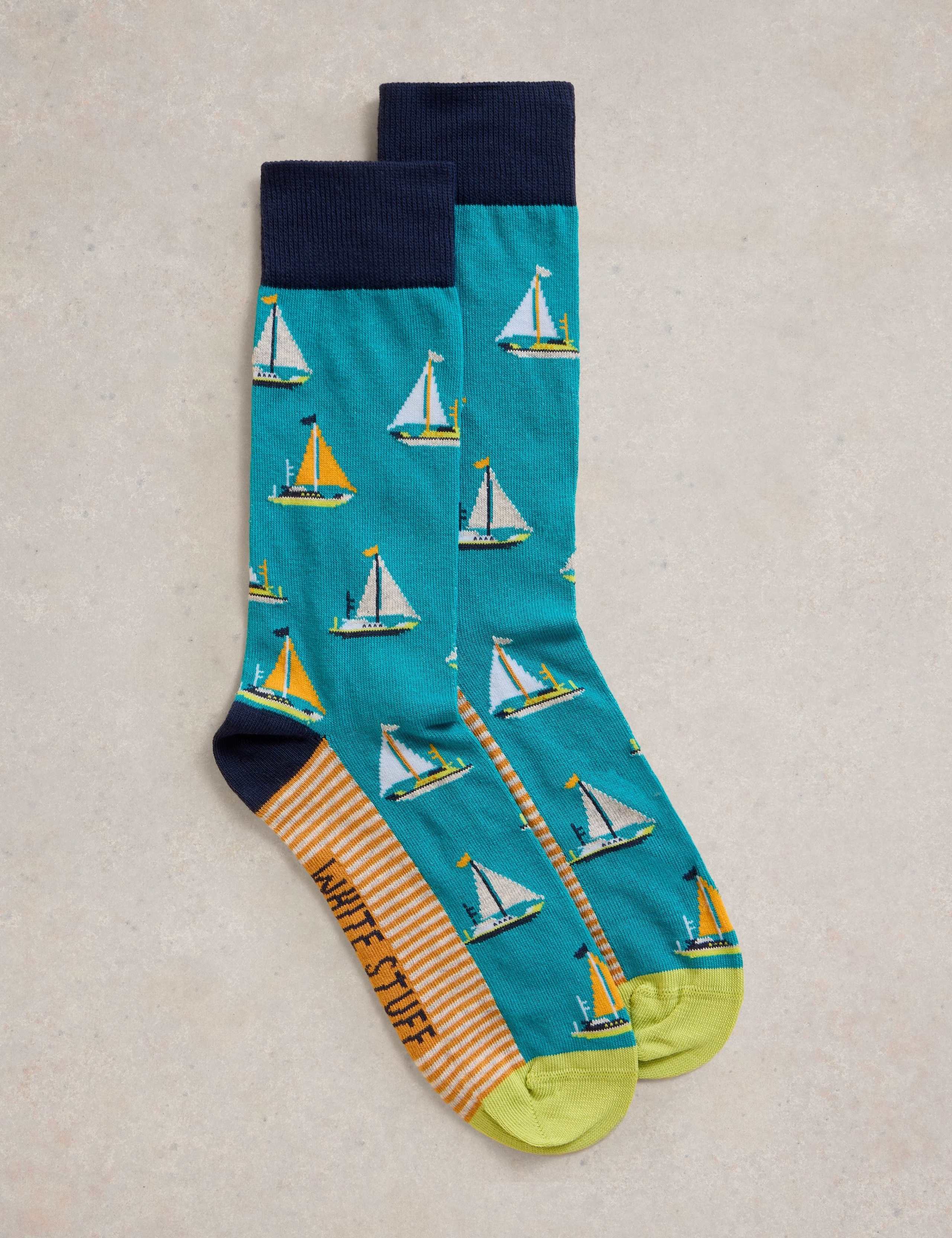 Cotton Rich Yacht Ankle Socks