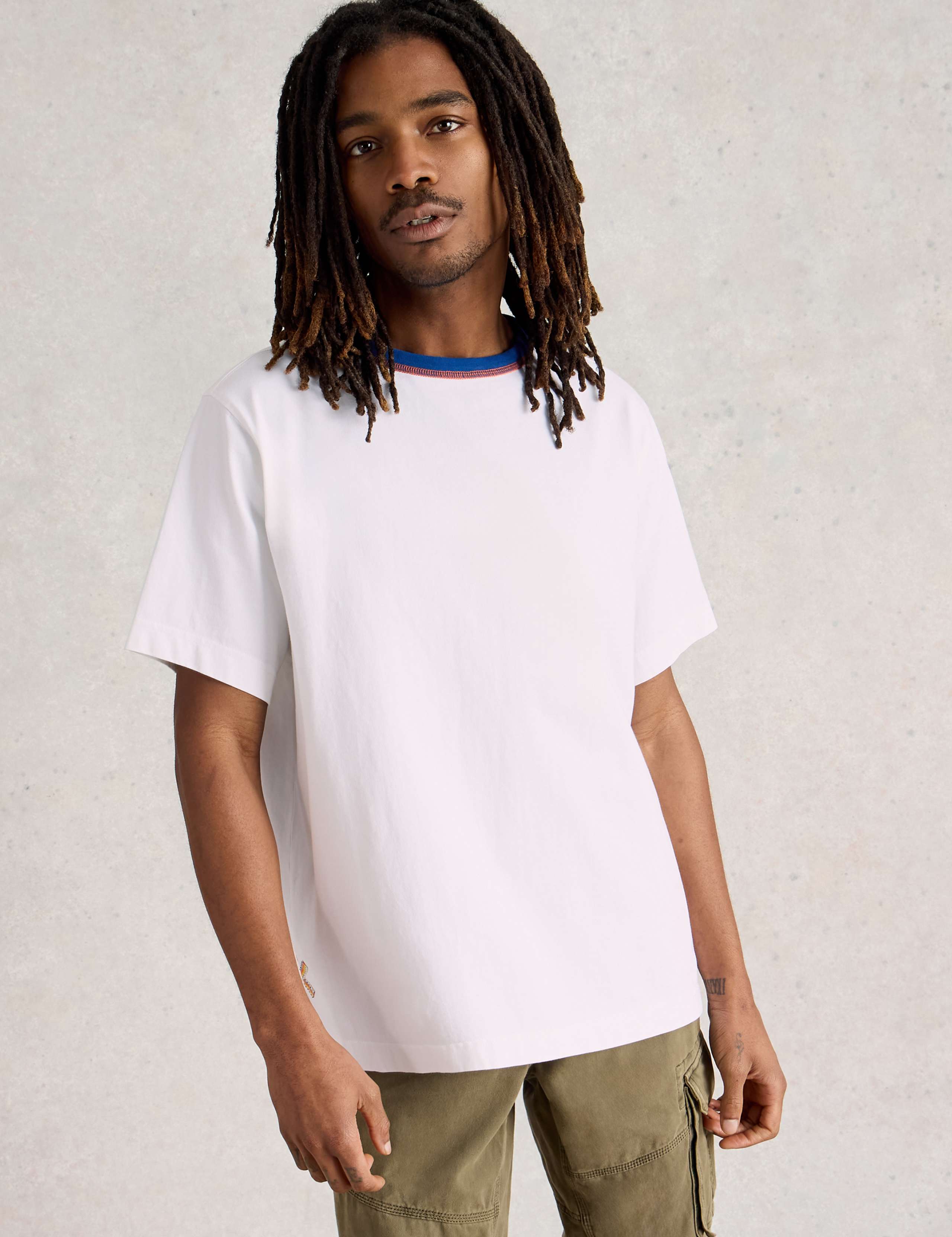 Pure Cotton Ringer T-Shirt