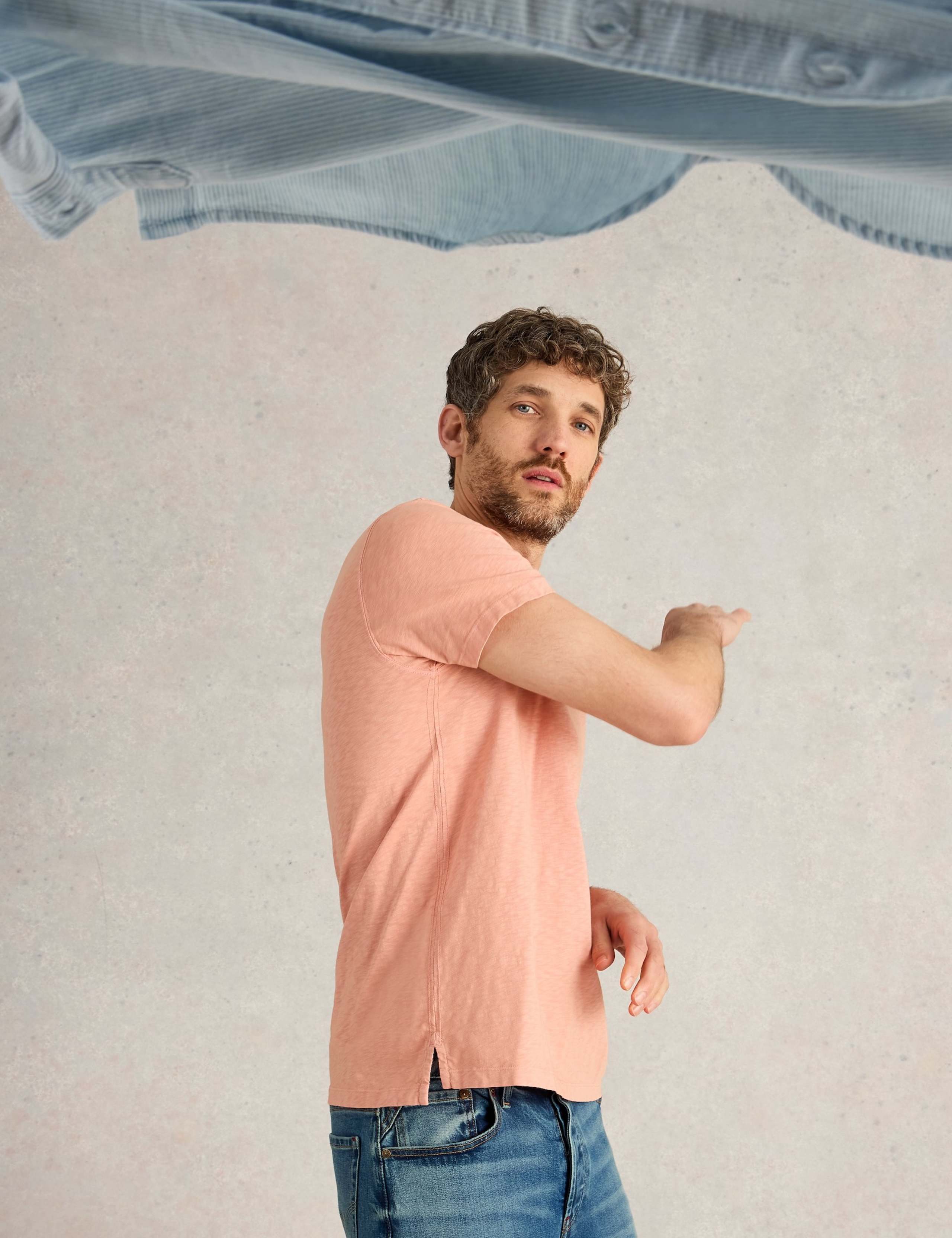 Pure Cotton Crew Neck T-Shirt