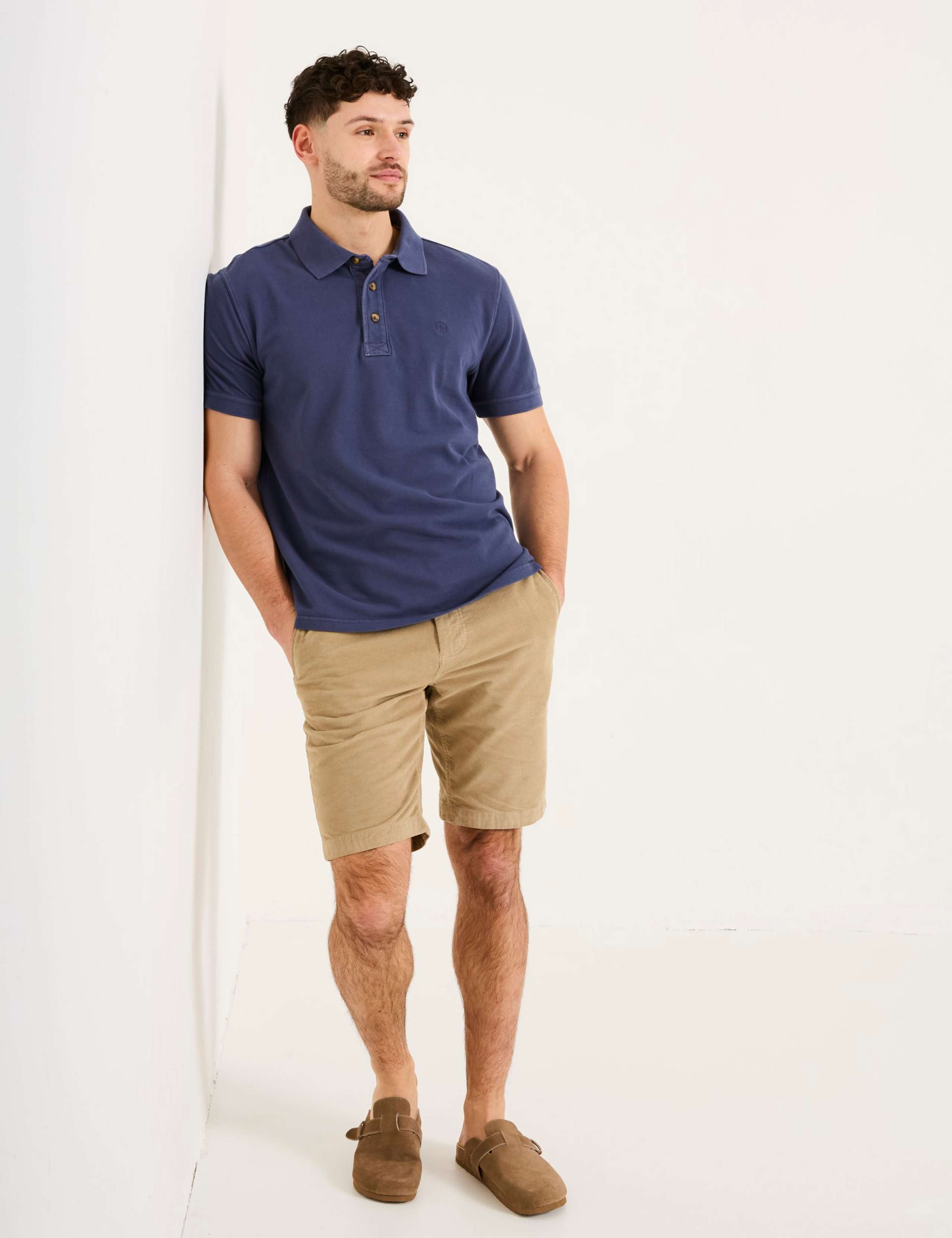 Pure Cotton Pique Polo Shirt