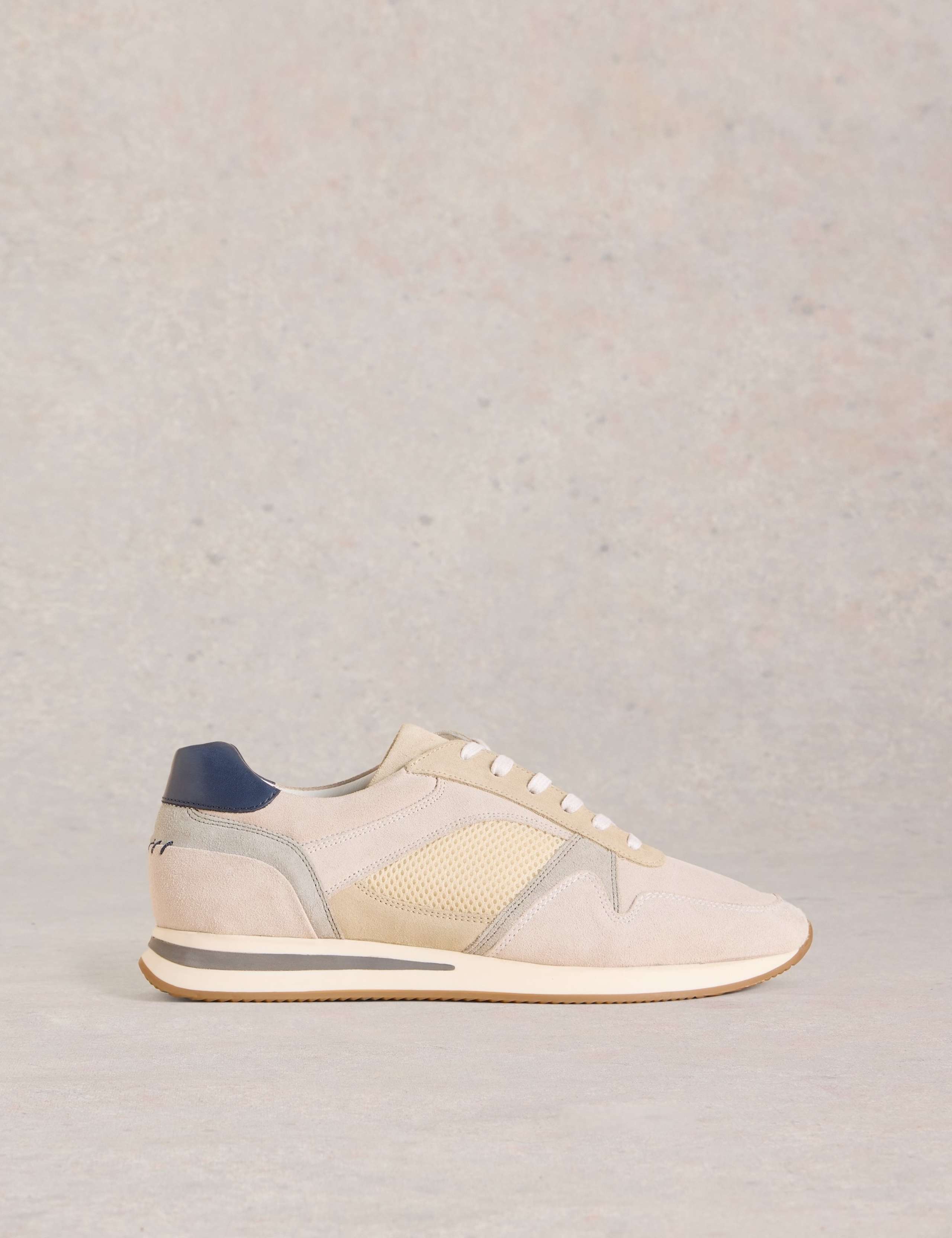 Leather Lace Up Trainers