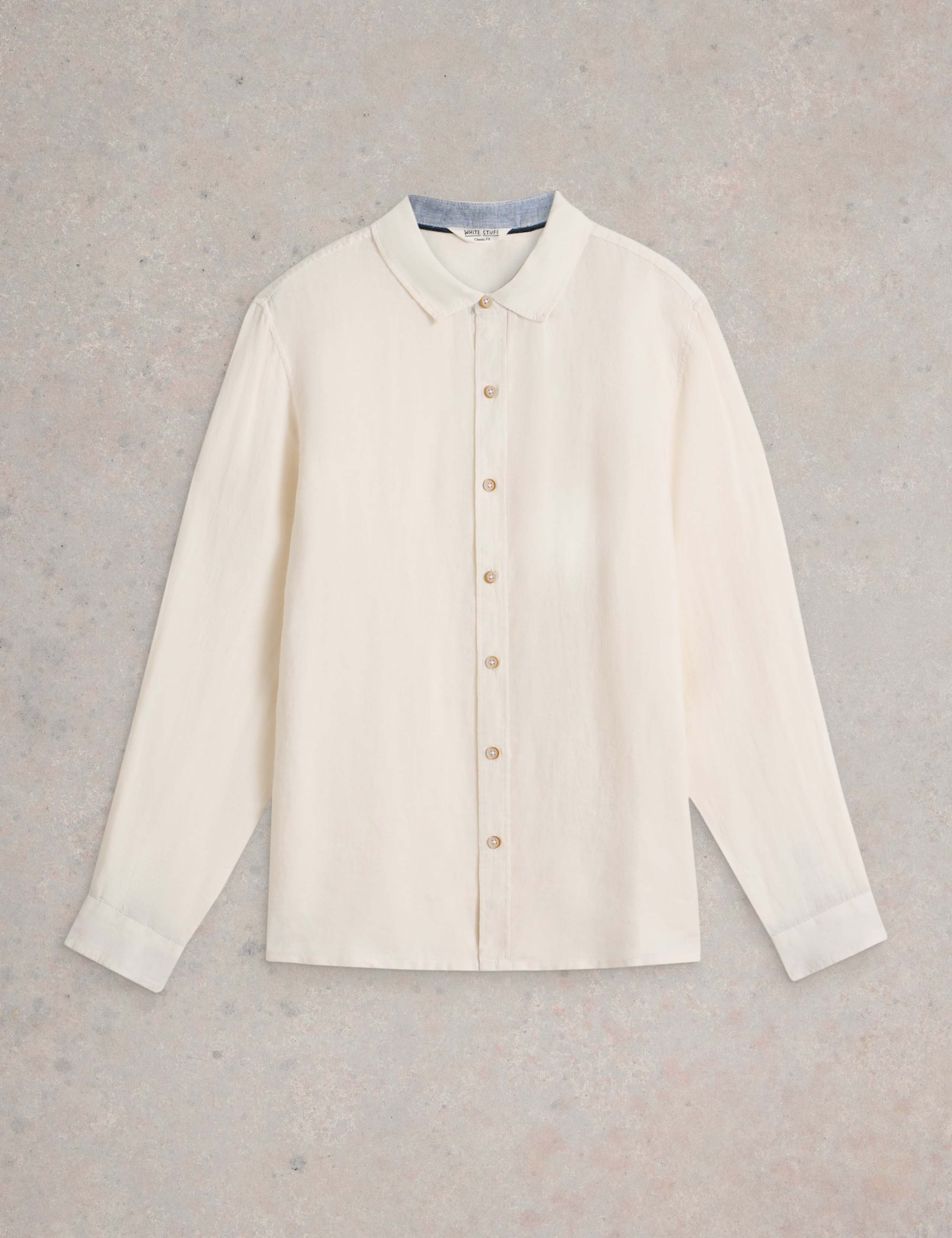 Regular Fit Pure Linen Shirt