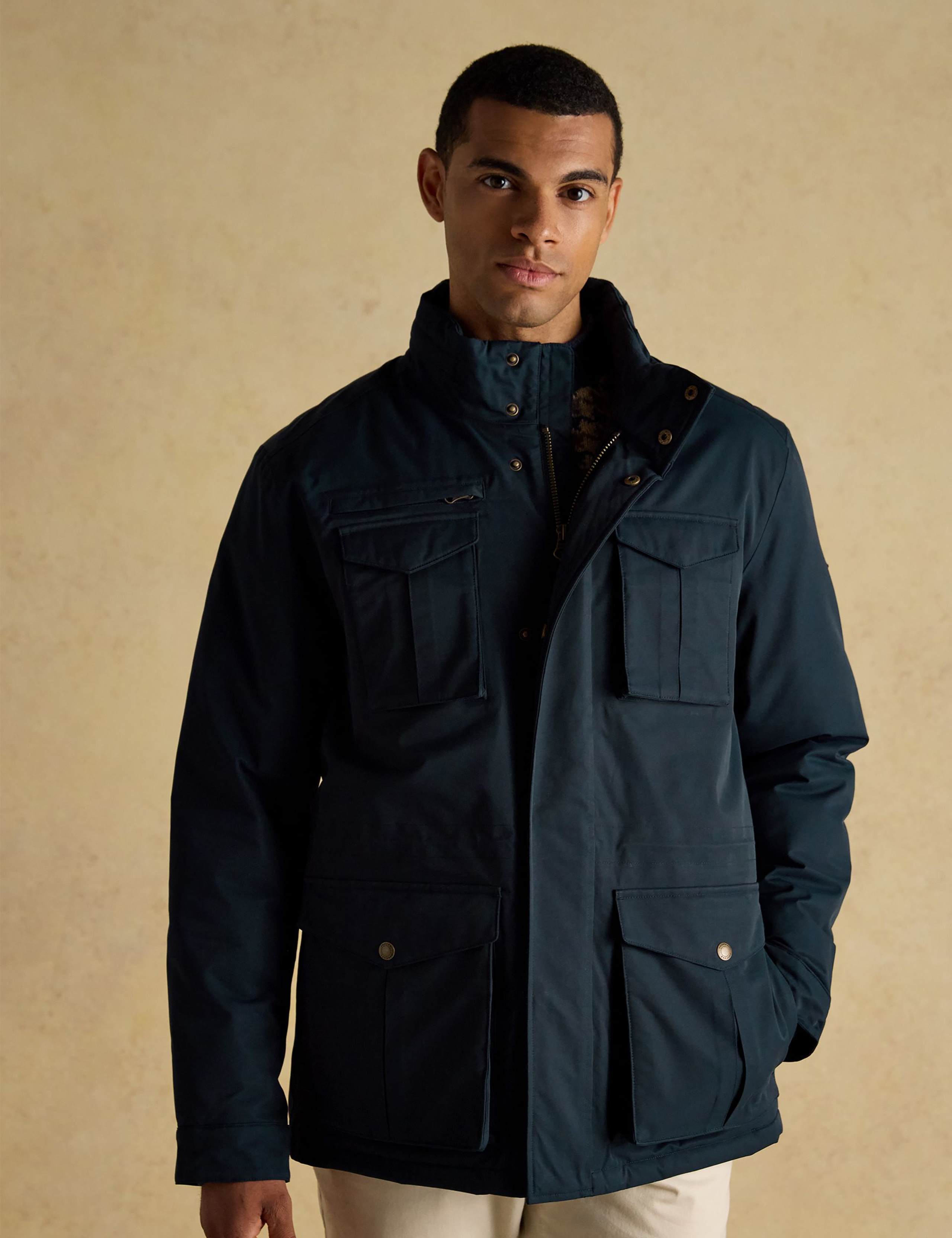 Cotton Rich Waterproof Hooded Raincoat