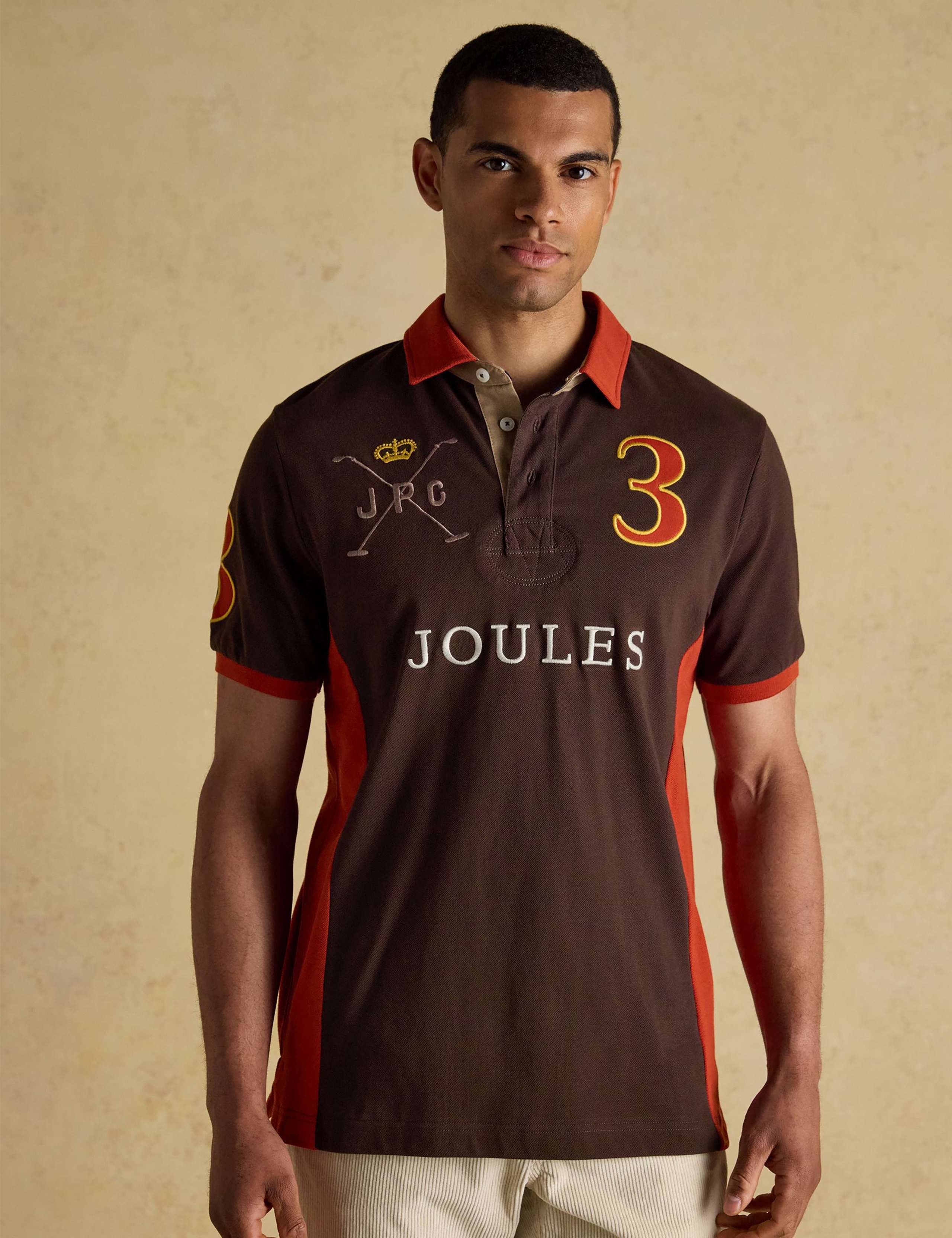Pure Cotton Embroidered Polo Shirt
