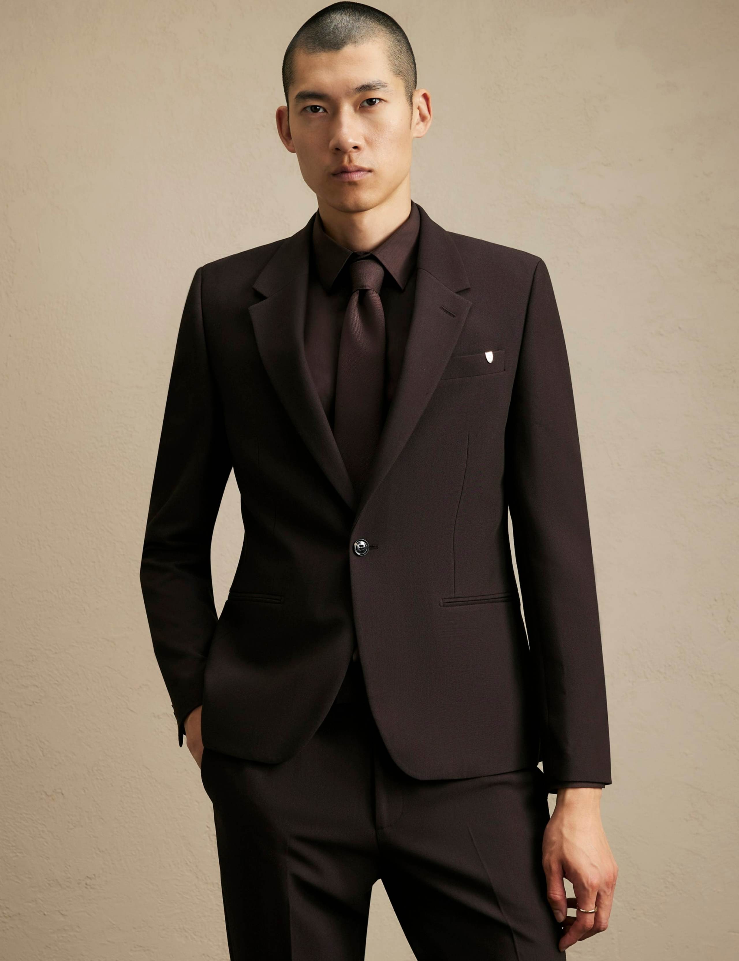 Skinny Fit Stretch Suit Jacket