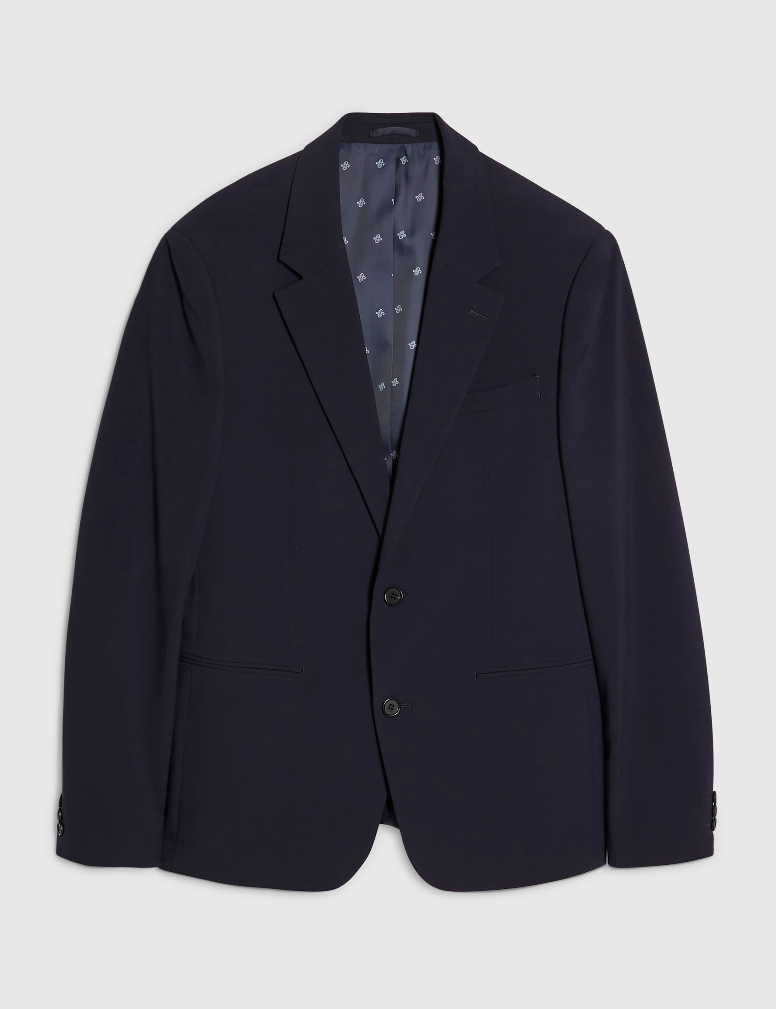 Slim Fit Single Breasted Suit Jacket