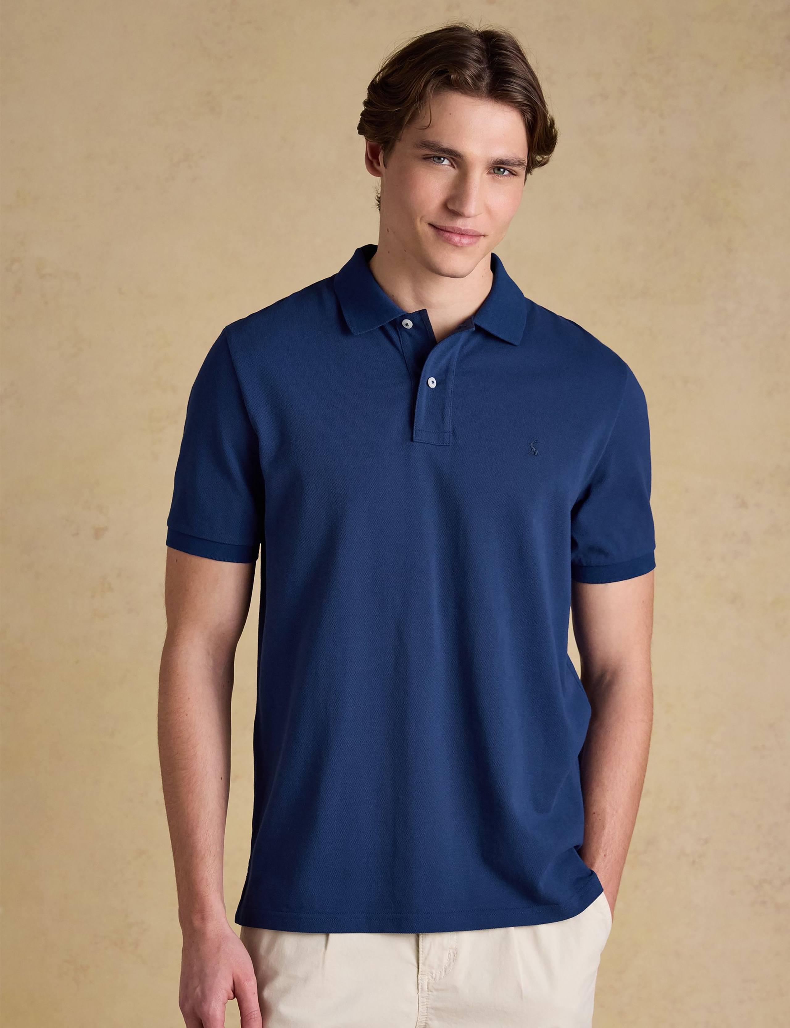 Pure Cotton Pique Polo Shirt