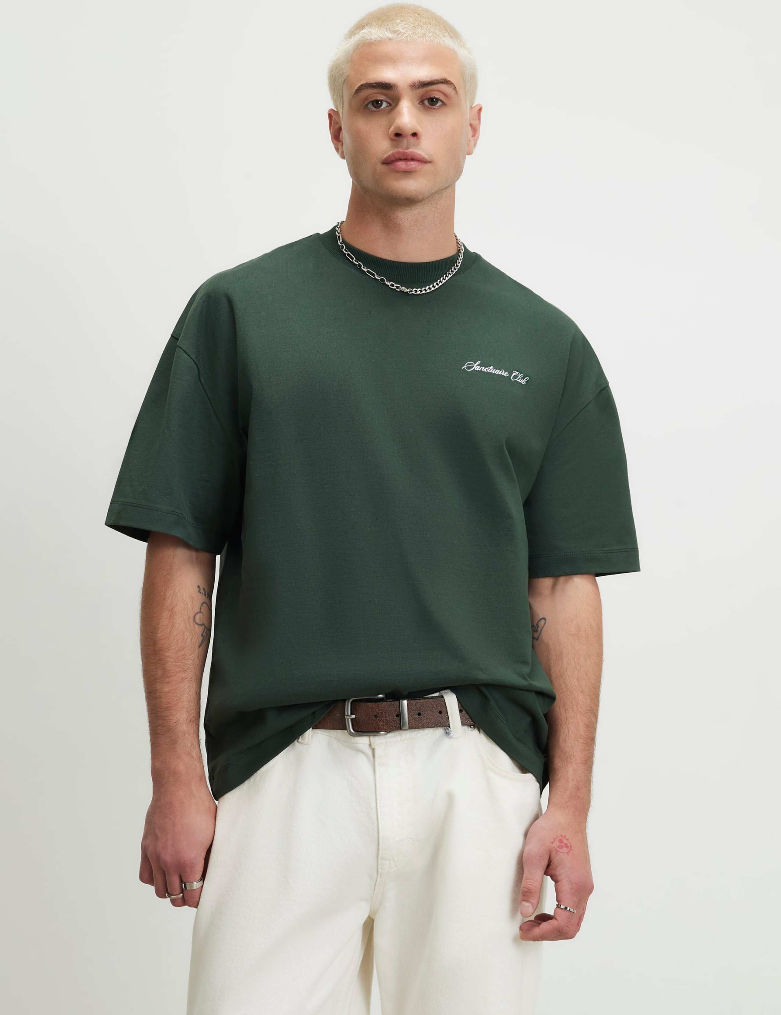 Oversized Pure Cotton Graphic T-Shirt
