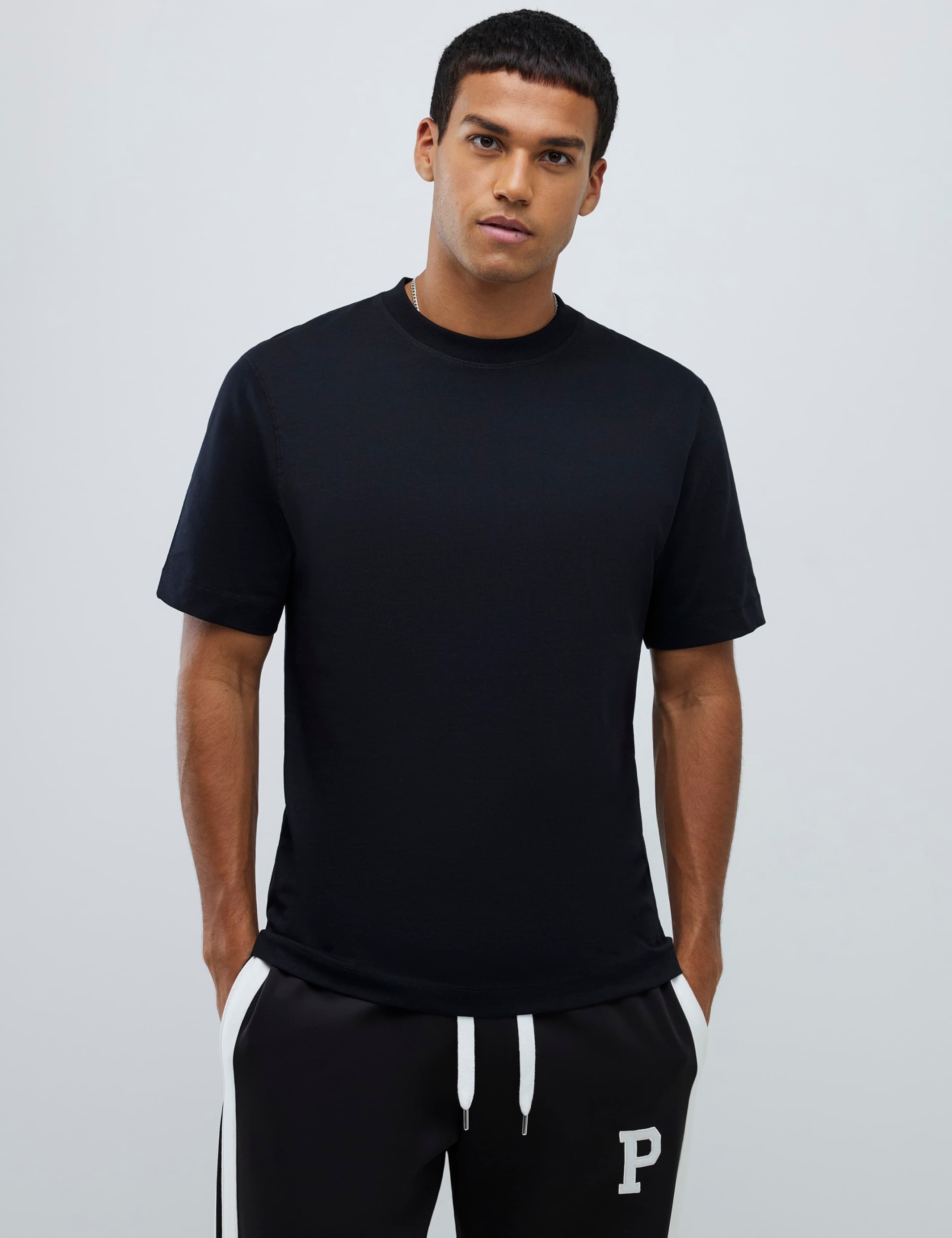 Pure Cotton Crew Neck T-Shirt