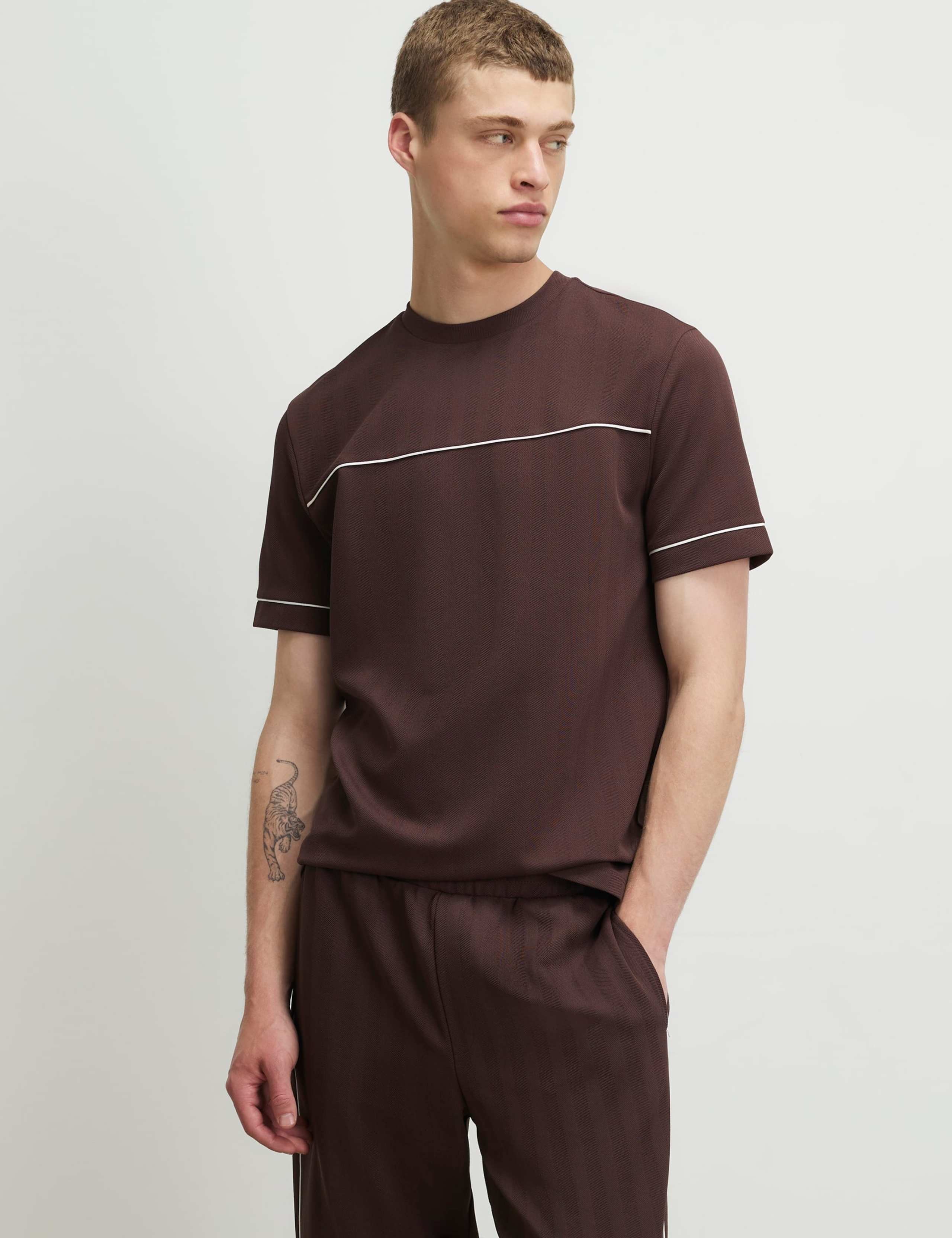 Slim Fit Textured T-Shirt