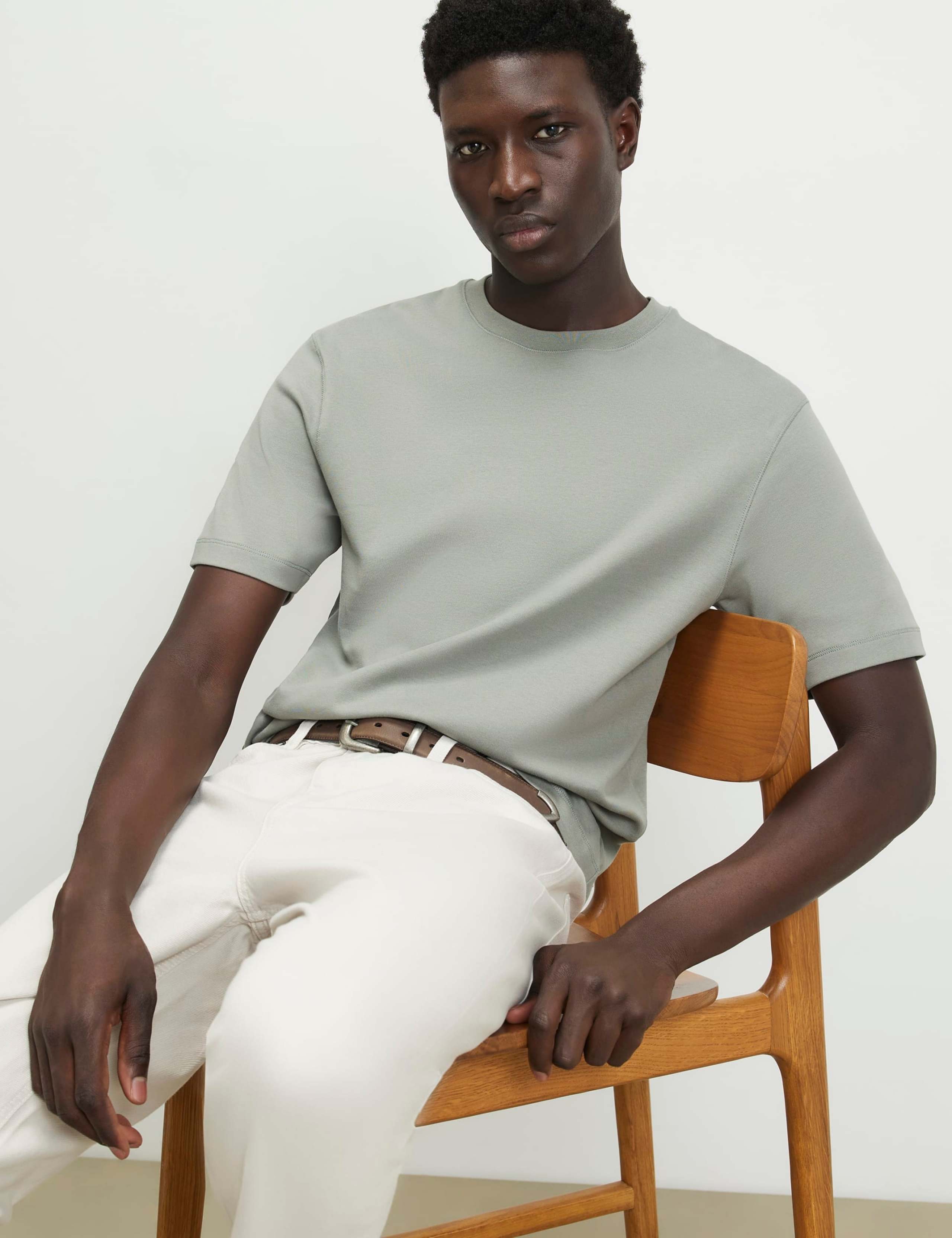Slim Fit Cotton Rich Crew Neck T-Shirt