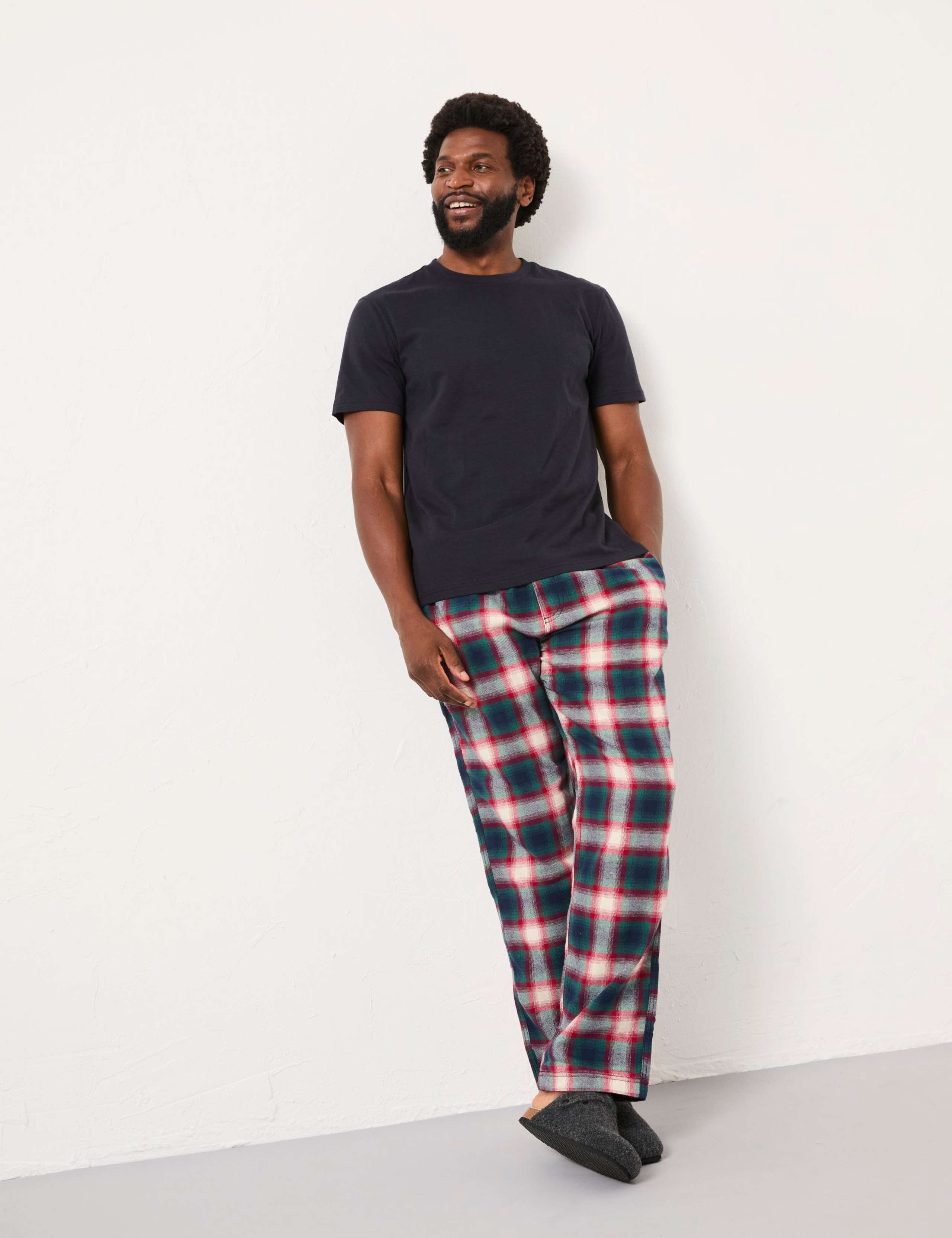 Pure Cotton Checked Pyjama Set