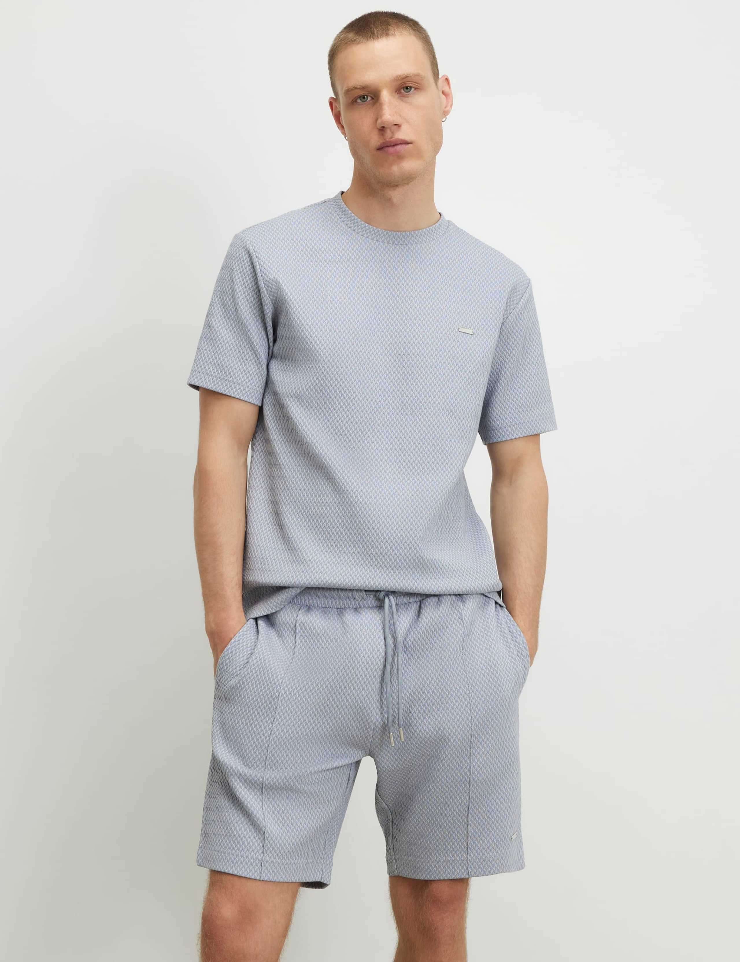 Slim Fit Cotton Rich Textured T-Shirt