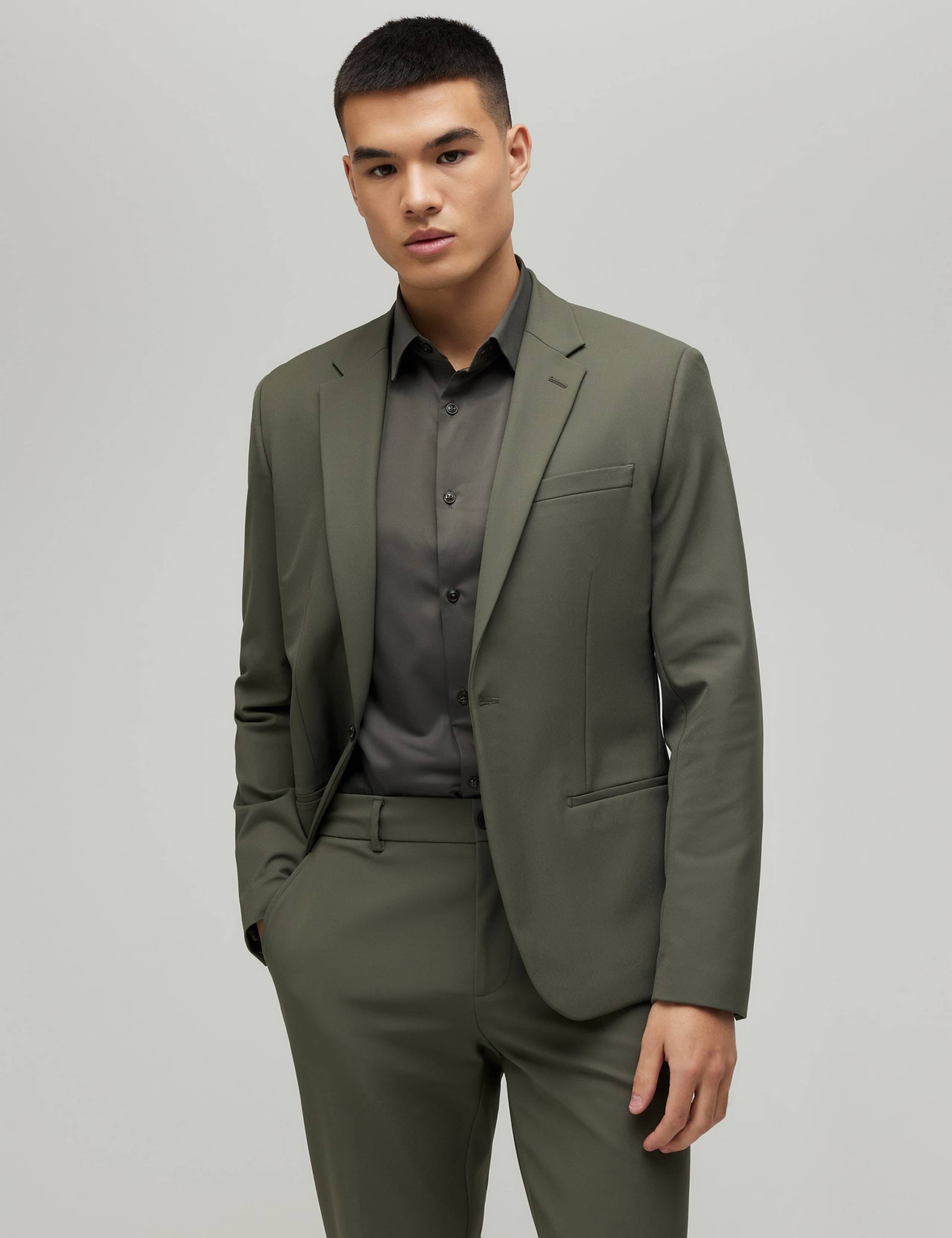 Skinny Fit Stretch Suit Jacket