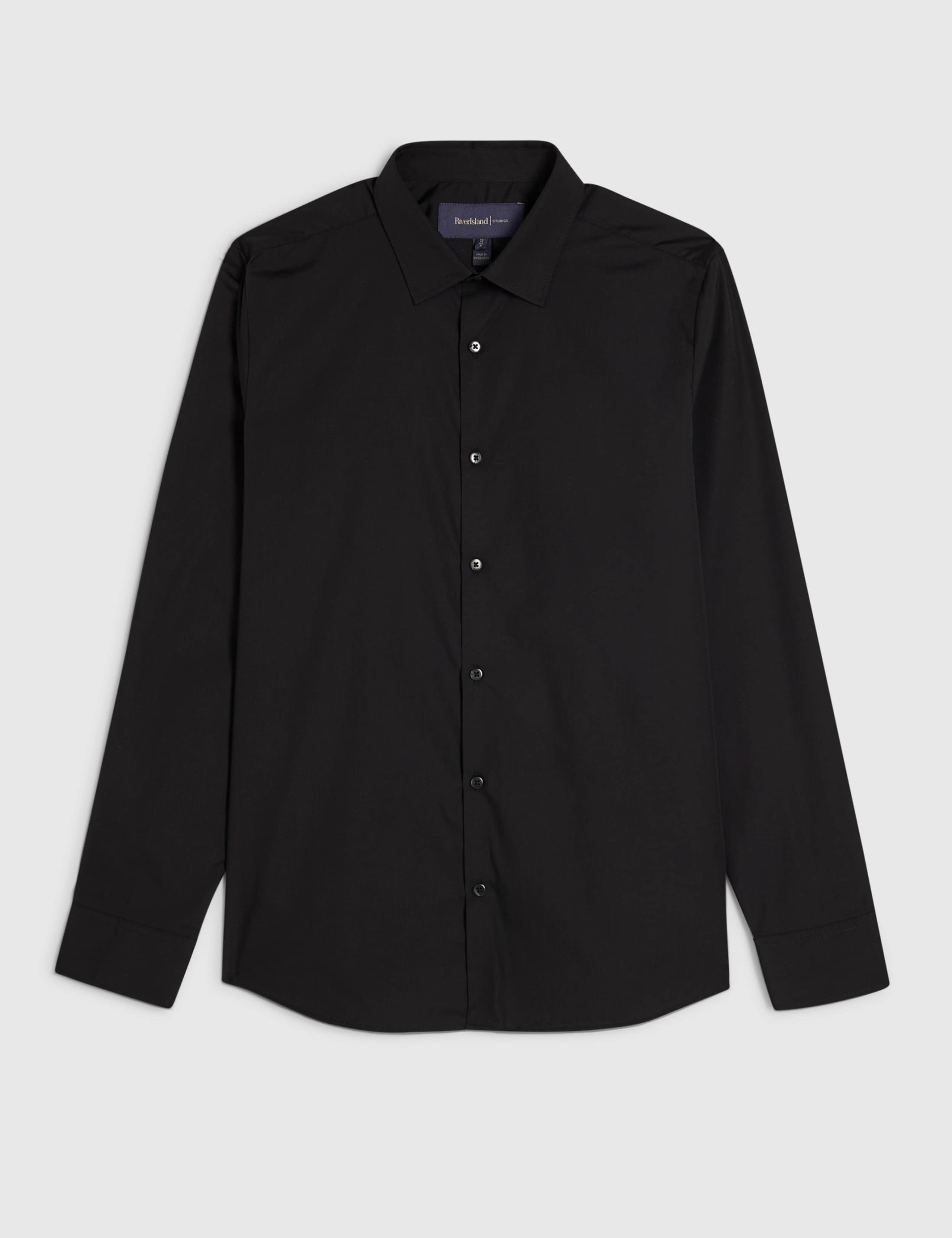Slim Fit Cotton Blend Shirt
