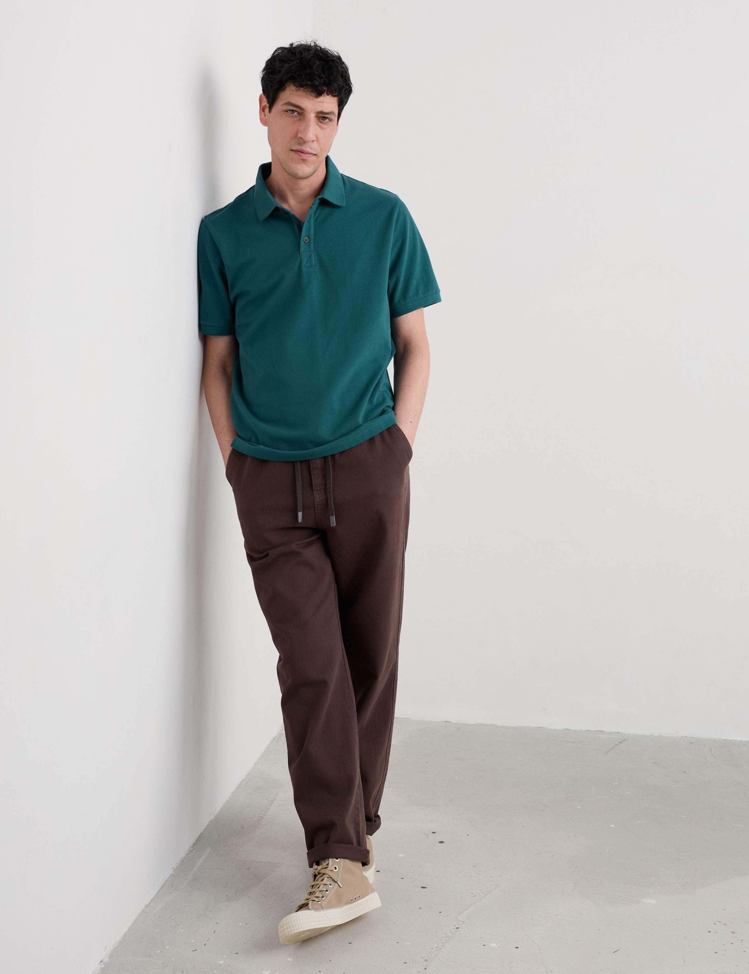Pure Cotton Polo Shirt
