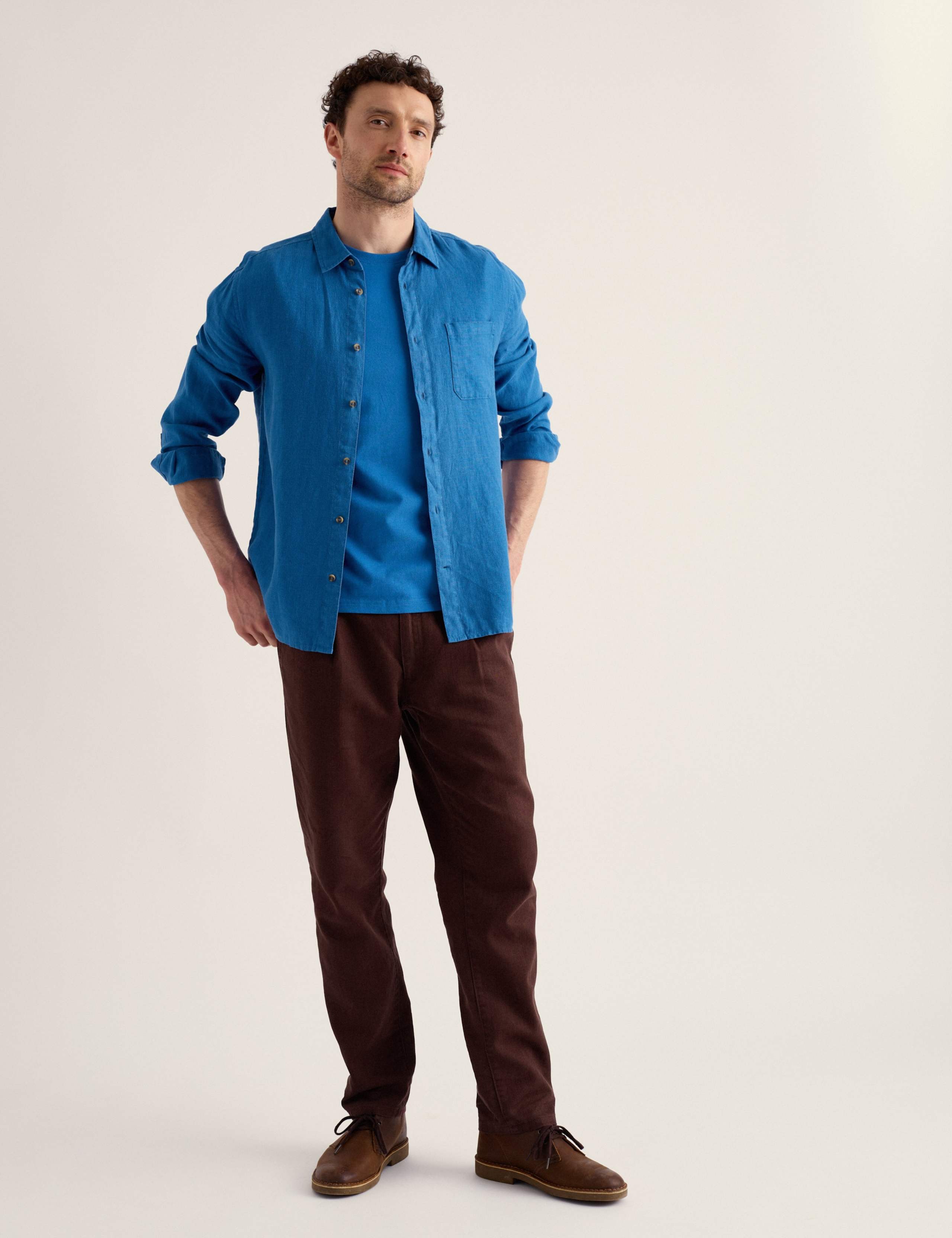 Pure Cotton Crew Neck T-Shirt