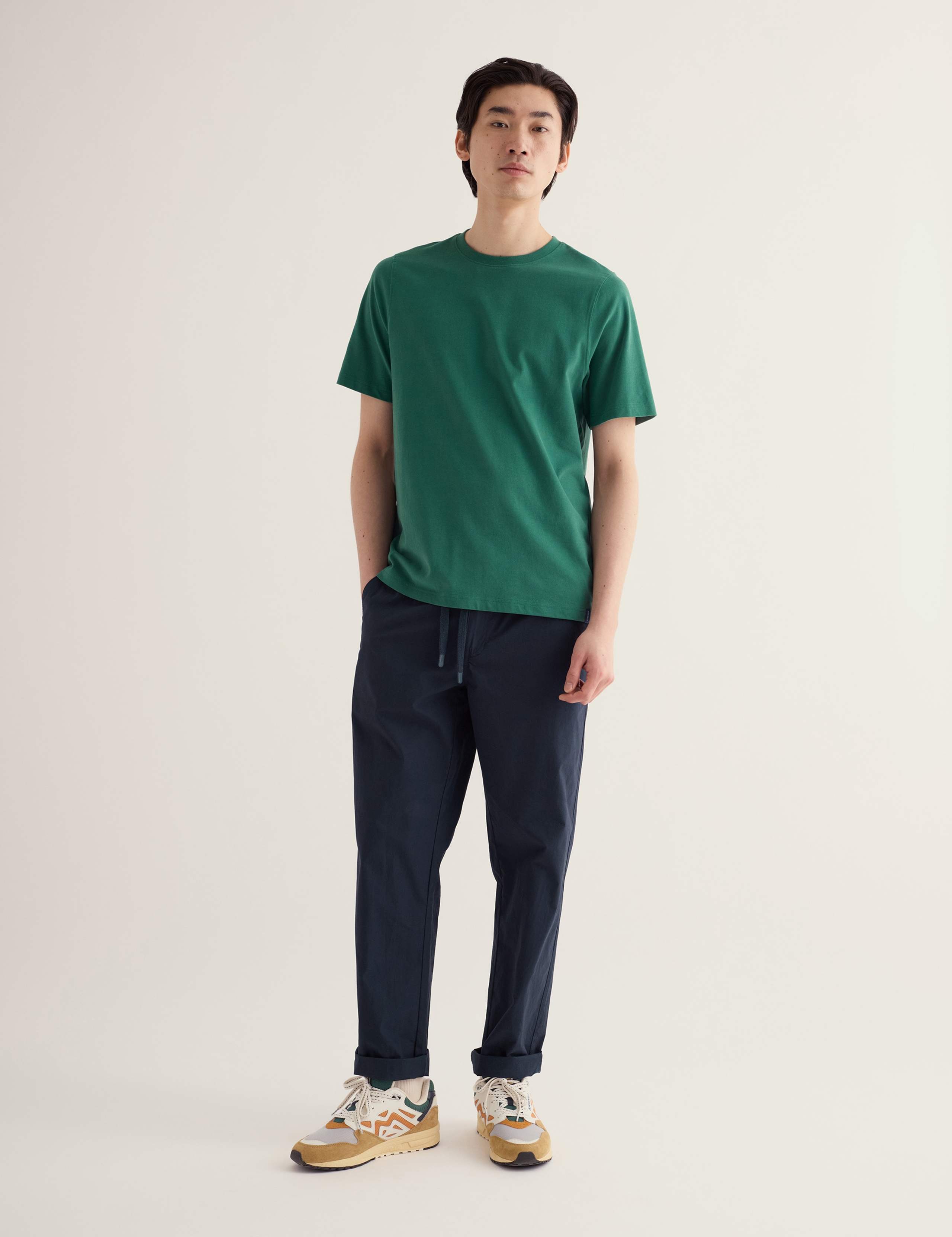 Pure Cotton Crew Neck T-Shirt