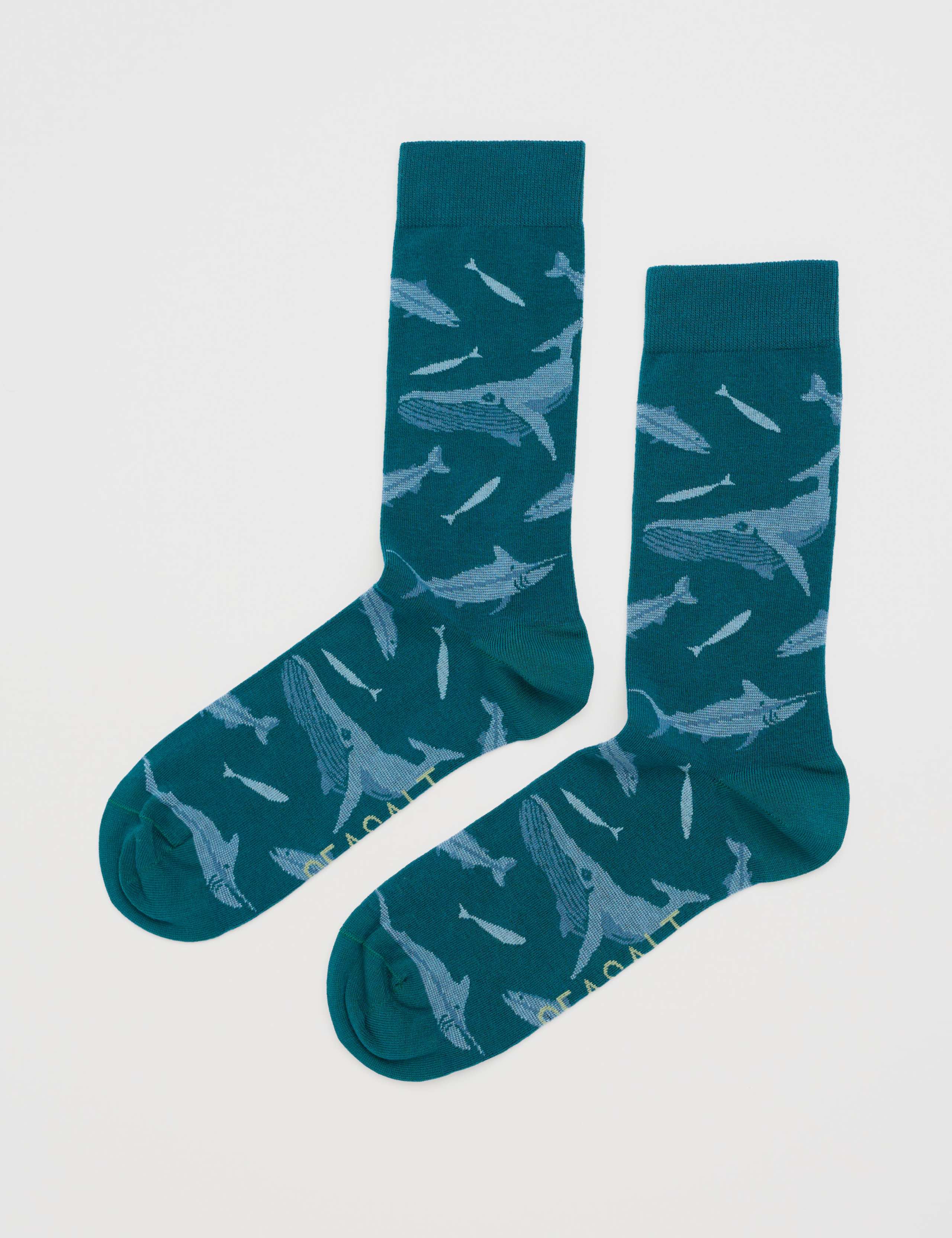 Whales Cotton Rich Socks